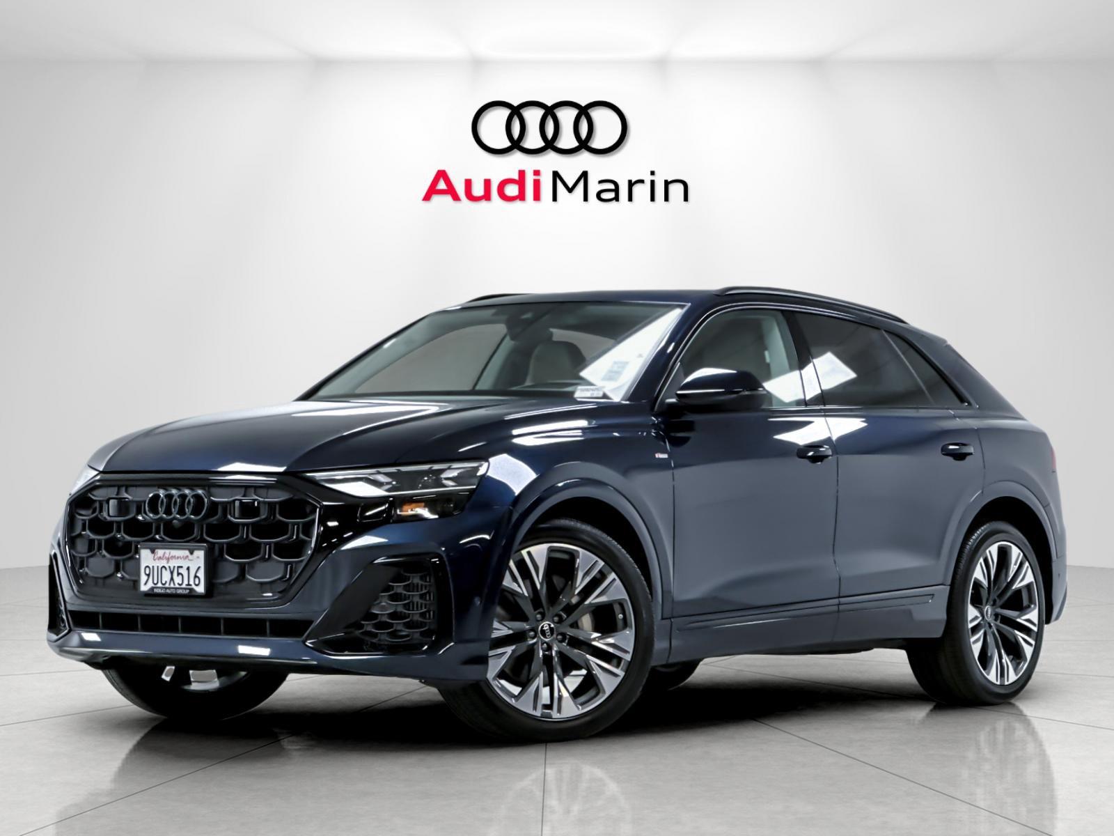 Waitomo Blue Metallic 2025 Audi Q8 SUV / Crossover All-Wheel Drive Automatic