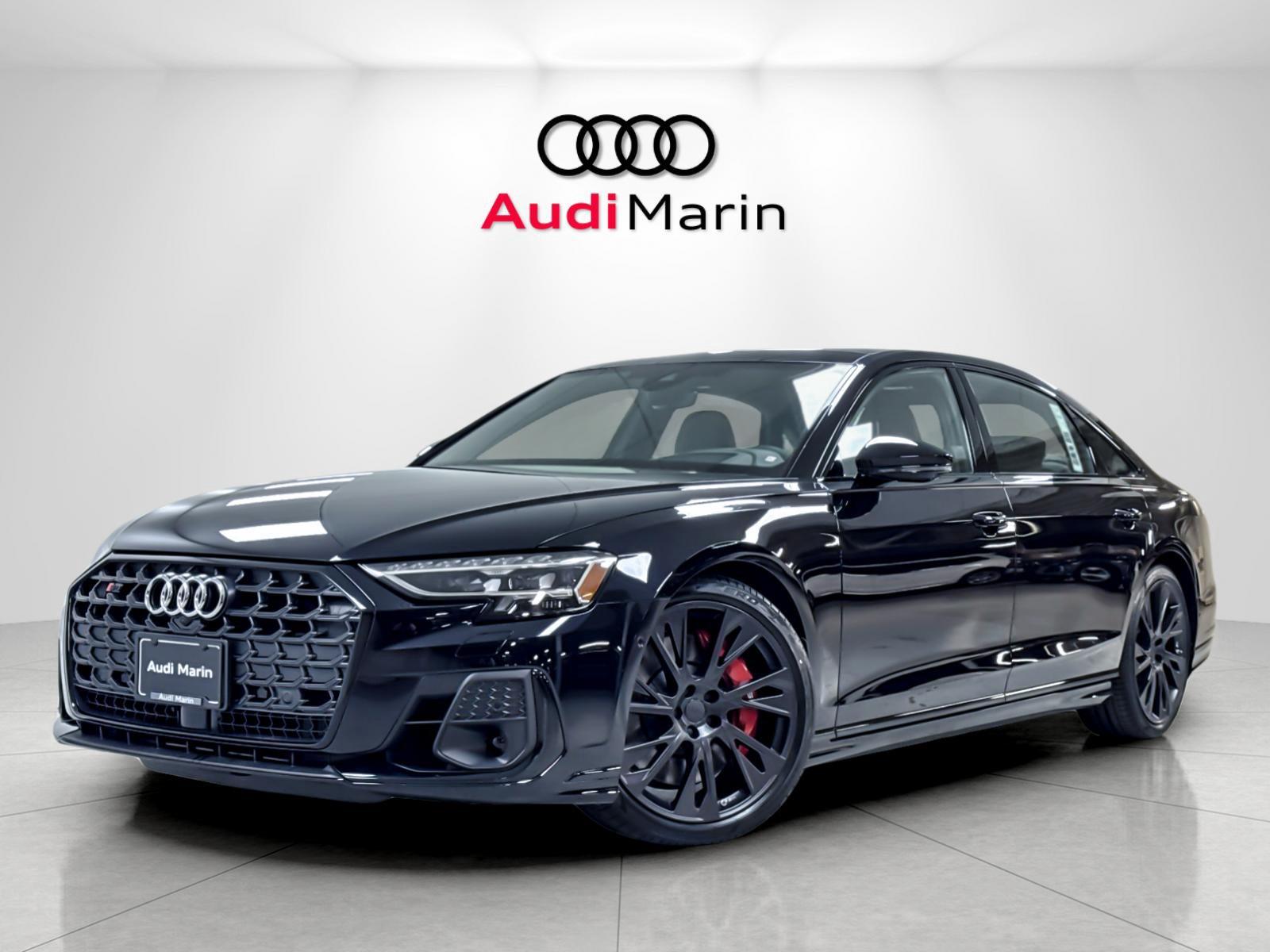 Sebring Black Crystal Effect 2026 Audi S8 Sedan All-Wheel Drive Automatic