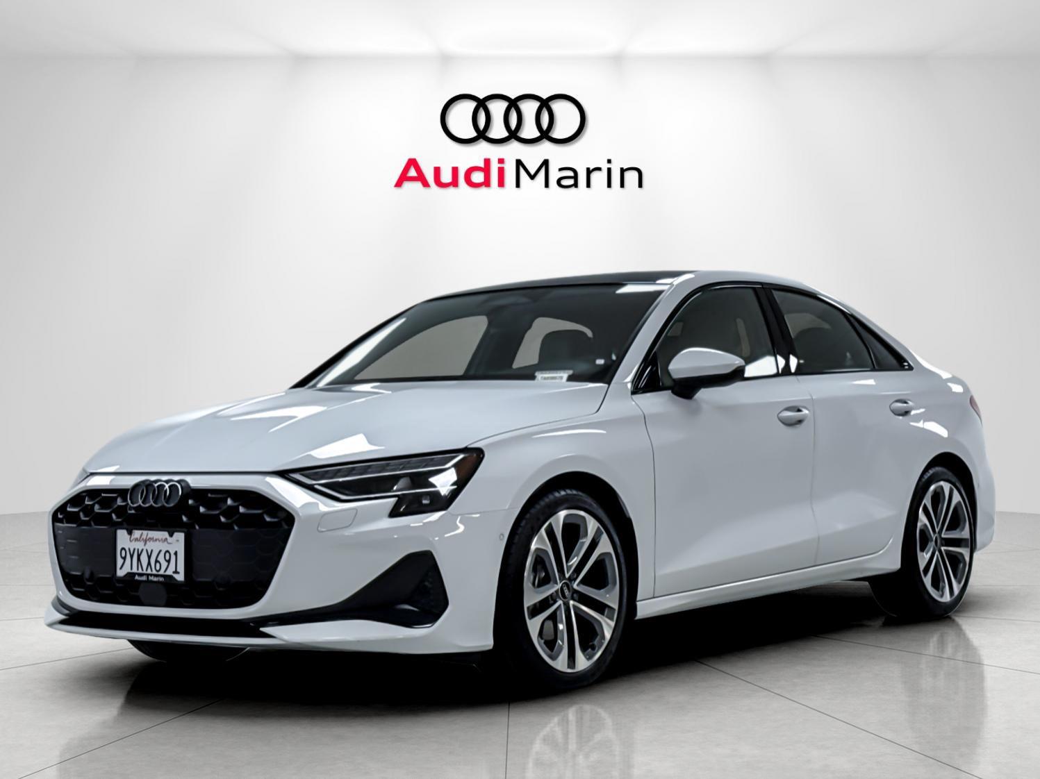 Glacier White Metallic 2026 Audi A3 Sedan All-Wheel Drive Automatic