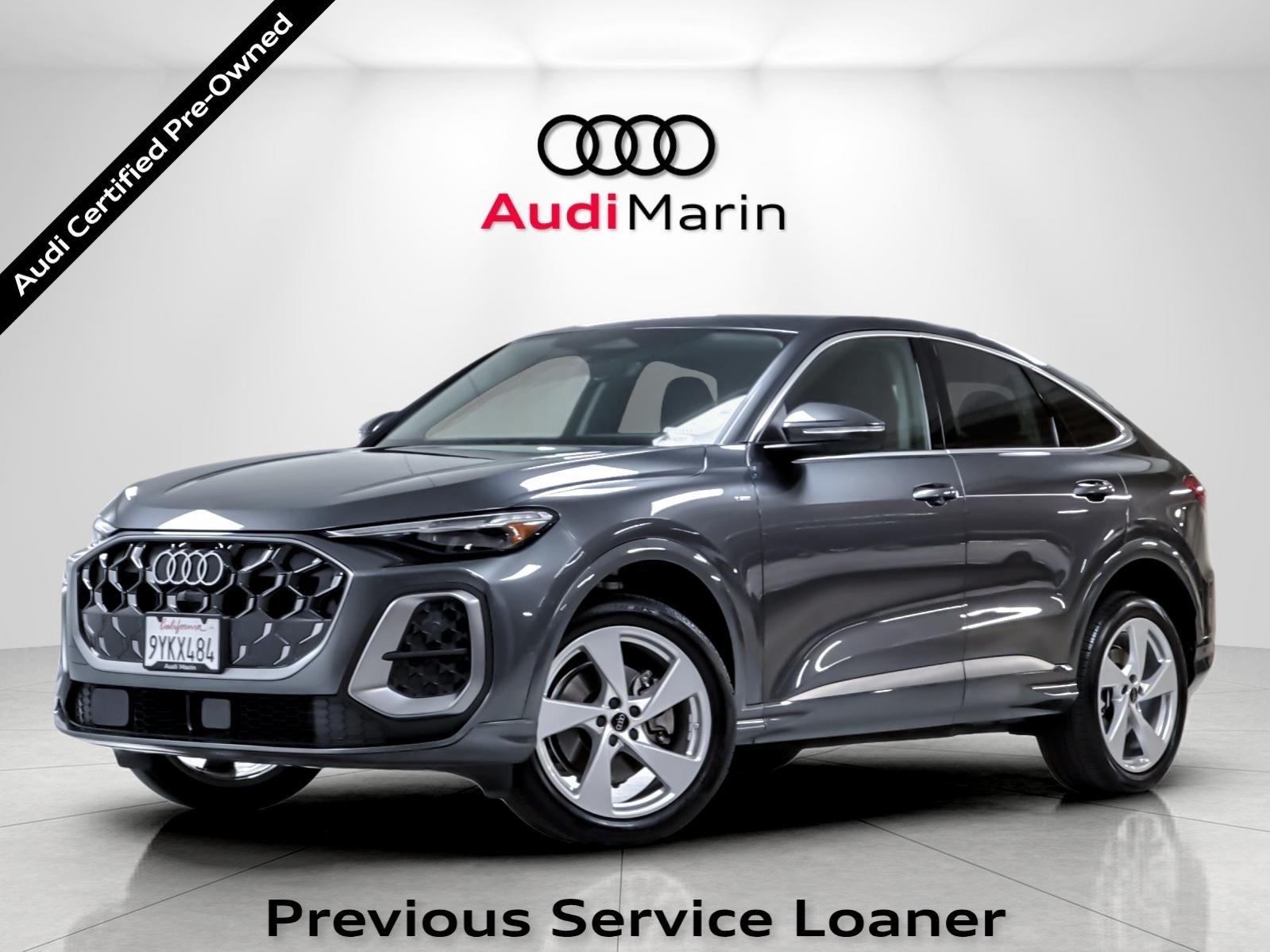 Daytona Gray Metallic 2025 Audi Q5 Sportback Sedan All-Wheel Drive Automatic