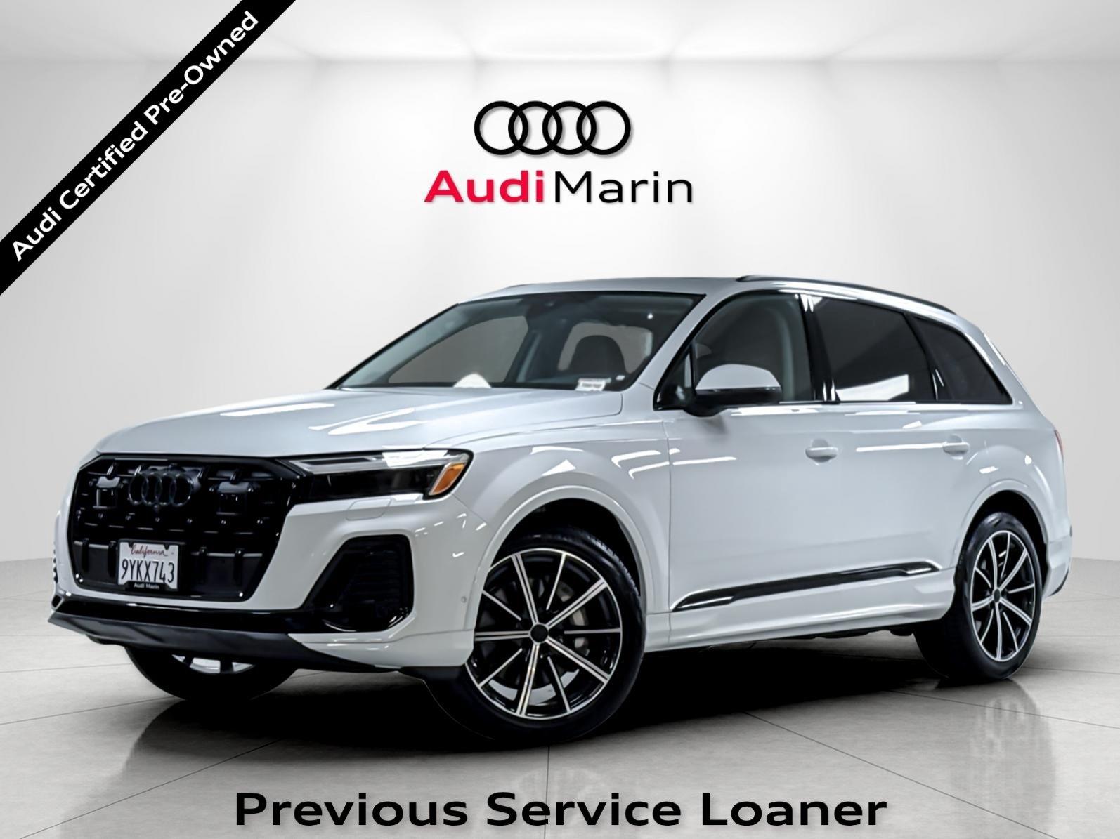 Glacier White Metallic 2026 Audi Q7 SUV / Crossover All-Wheel Drive Automatic