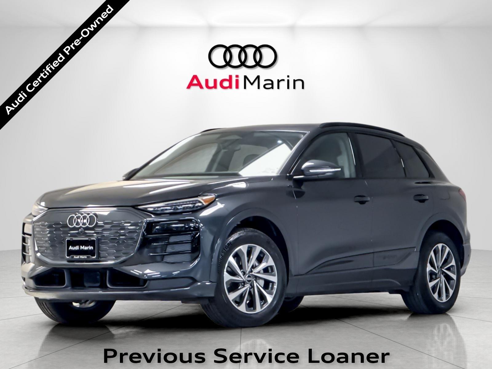 Manhattan Gray Metallic 2025 Audi Q6 e-tron SUV / Crossover All-Wheel Drive Automatic