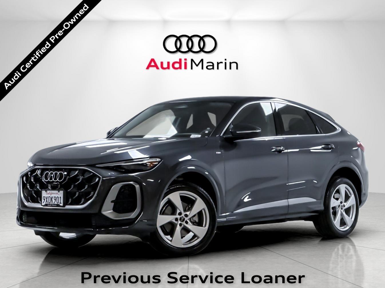 Tambora Gray Metallic 2025 Audi Q5 Sportback Sedan All-Wheel Drive Automatic