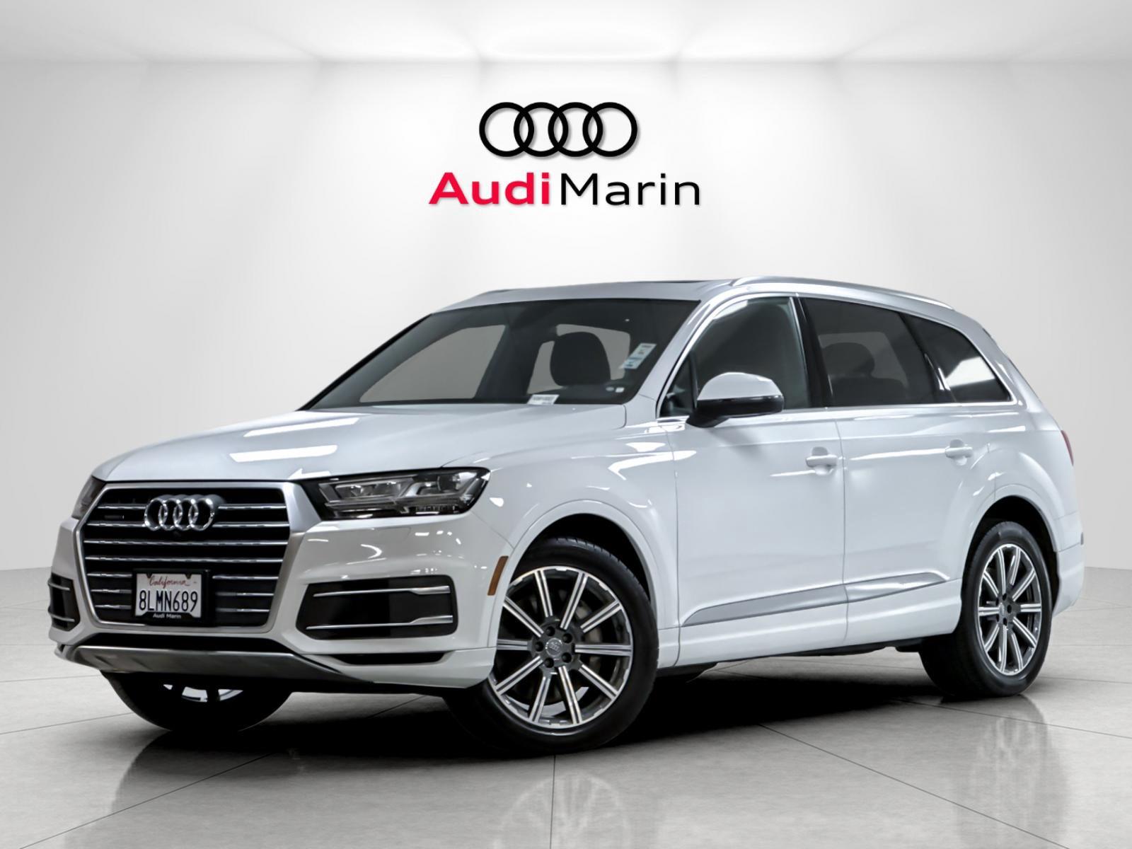 Glacier White Metallic 2019 Audi Q7 SUV / Crossover All-Wheel Drive Automatic