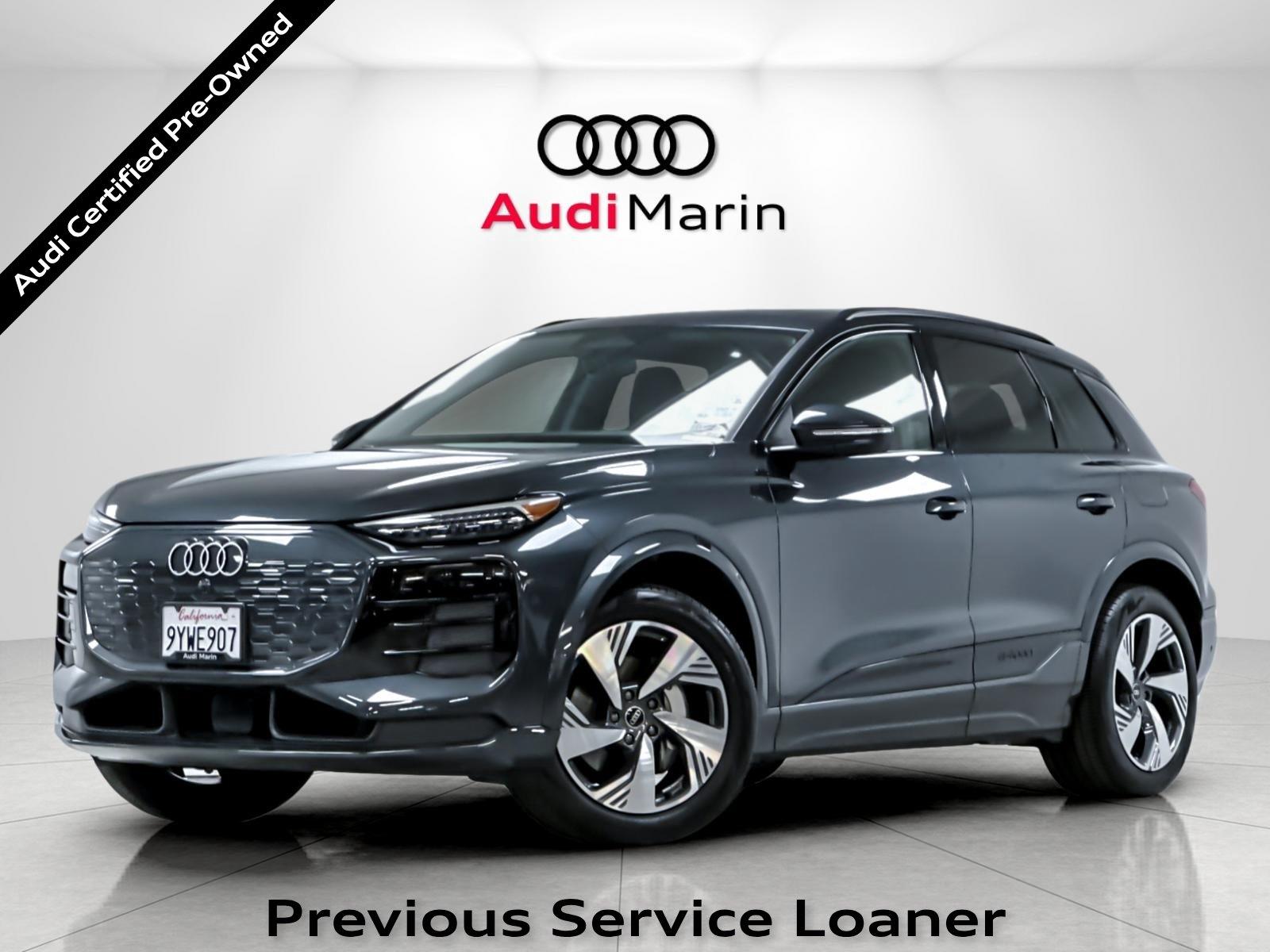 Manhattan Gray Metallic 2025 Audi Q6 e-tron SUV / Crossover All-Wheel Drive Automatic