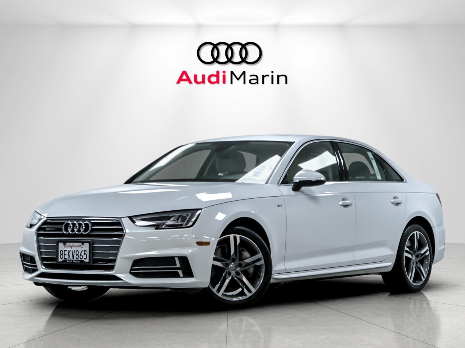 2018 Audi A4 Blanco (Glacier White Metallic) Sedán Tracción en las cuatro ruedas Automática
