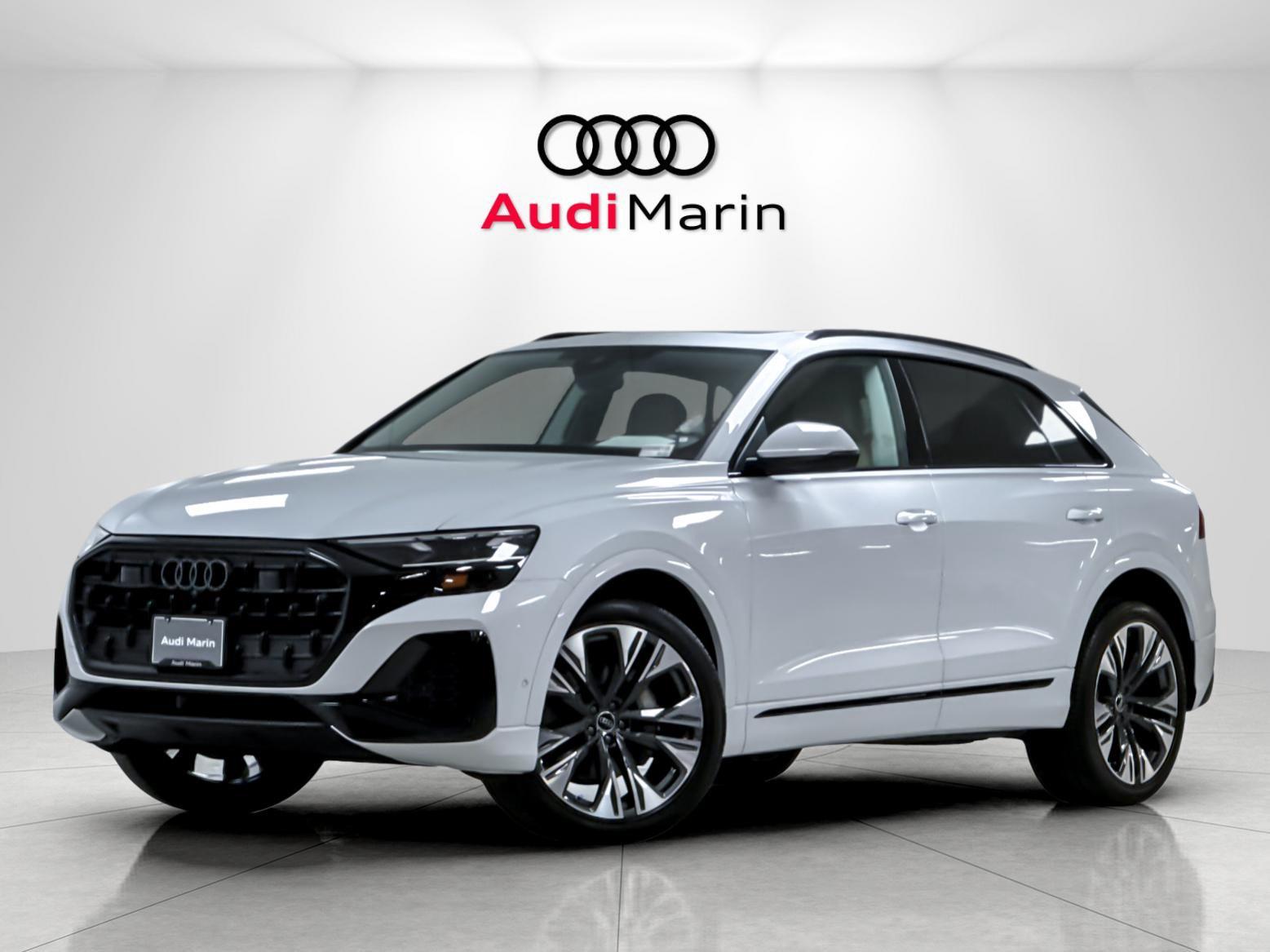 Glacier White Metallic 2024 Audi Q8 SUV / Crossover All-Wheel Drive Automatic