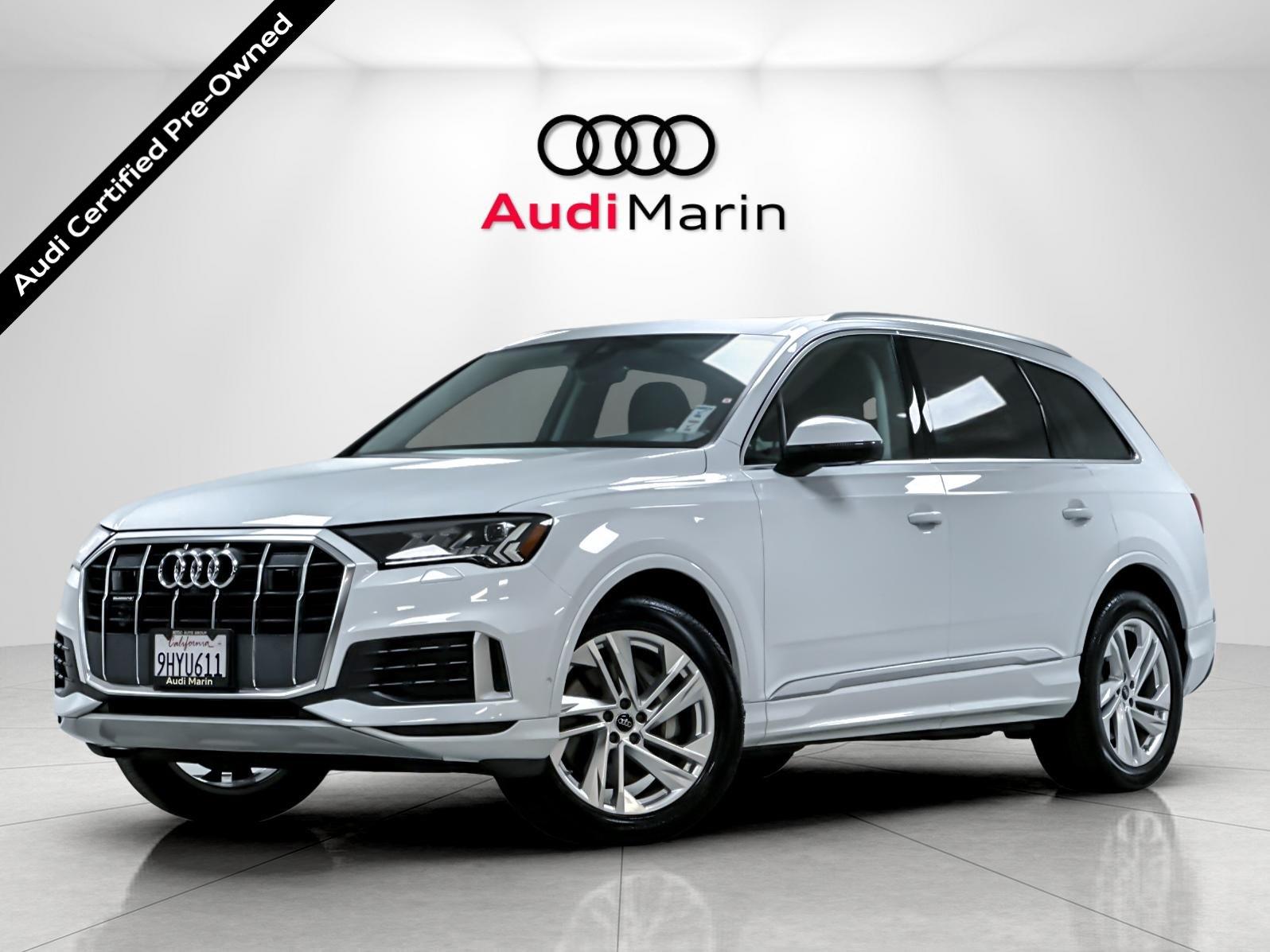 Glacier White Metallic 2023 Audi Q7 SUV / Crossover All-Wheel Drive Automatic