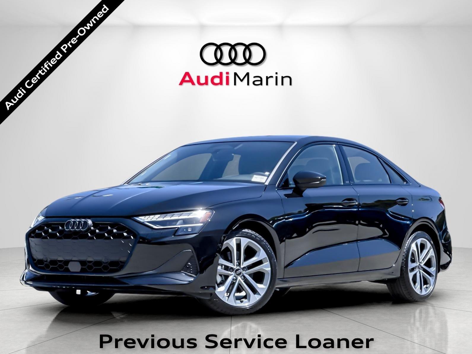 Mythos Black Metallic 2026 Audi A3 Sedan All-Wheel Drive Automatic