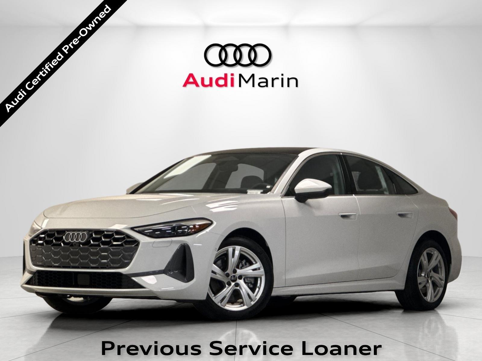 Glacier White Metallic 2025 Audi A5 Sedan All-Wheel Drive Automatic