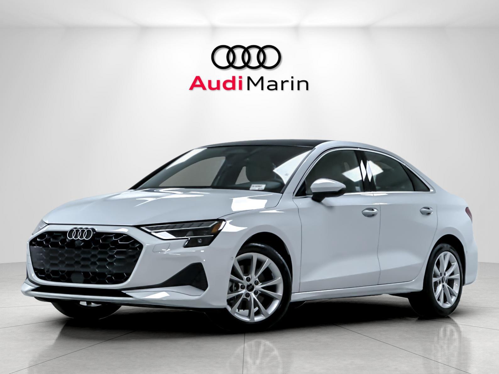 Glacier White Metallic 2026 Audi A3 Sedan All-Wheel Drive Automatic