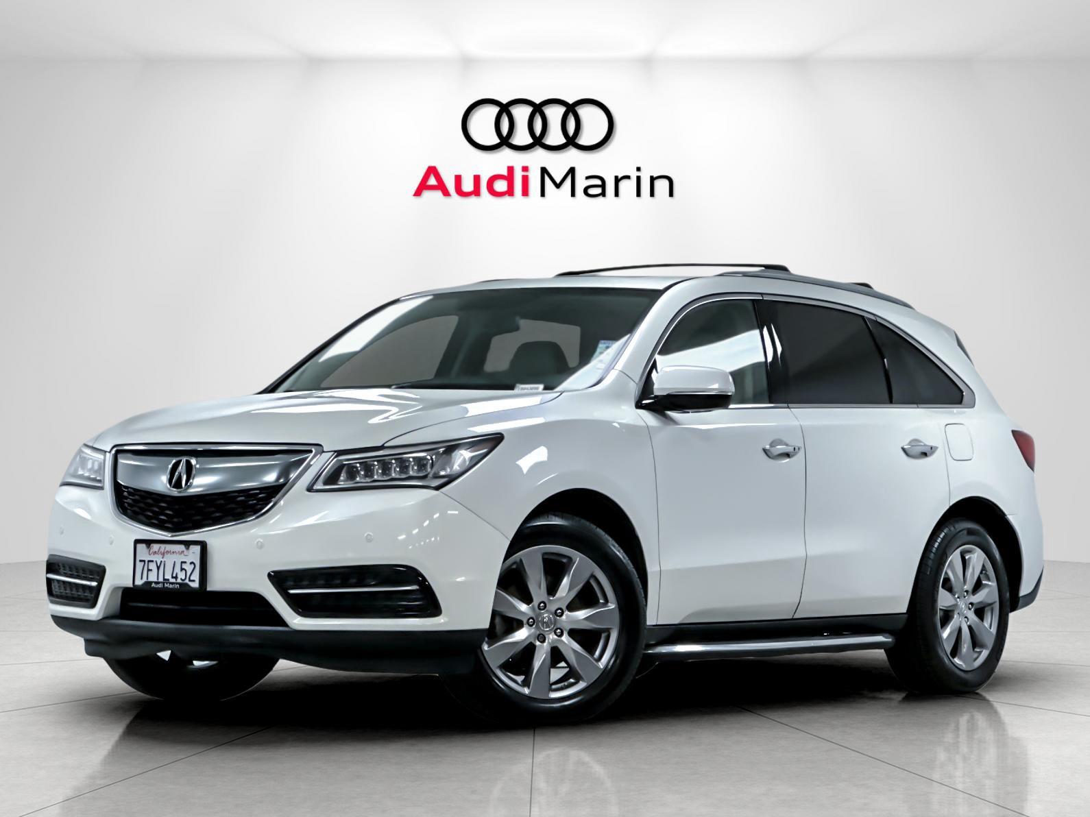 White Diamond Pearl 2014 Acura MDX SUV / Crossover All-Wheel Drive Automatic