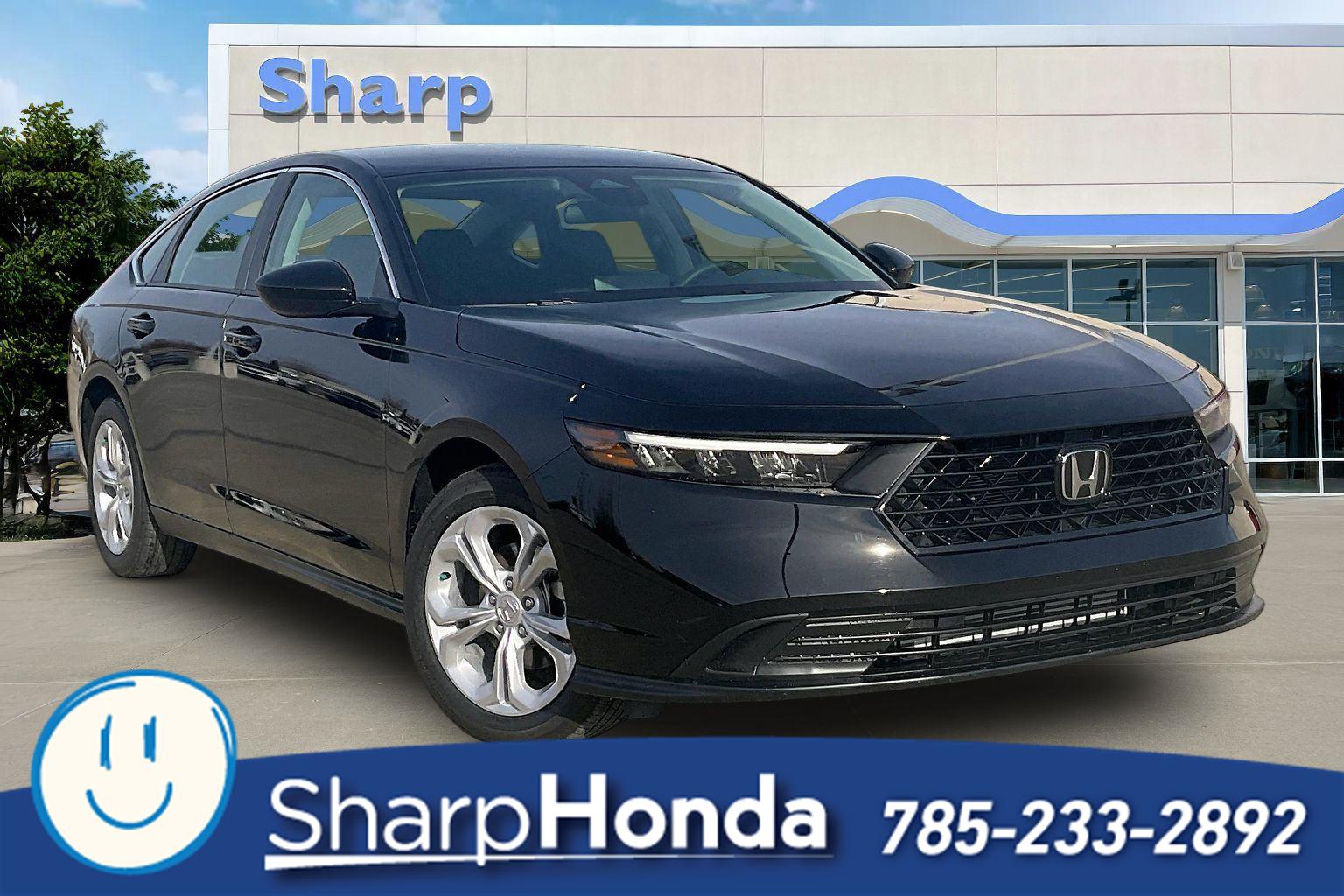 Crystal Black Pearl 2026 Honda Accord LX FWD Sedan Front-Wheel Drive Continuously Variable Transmission