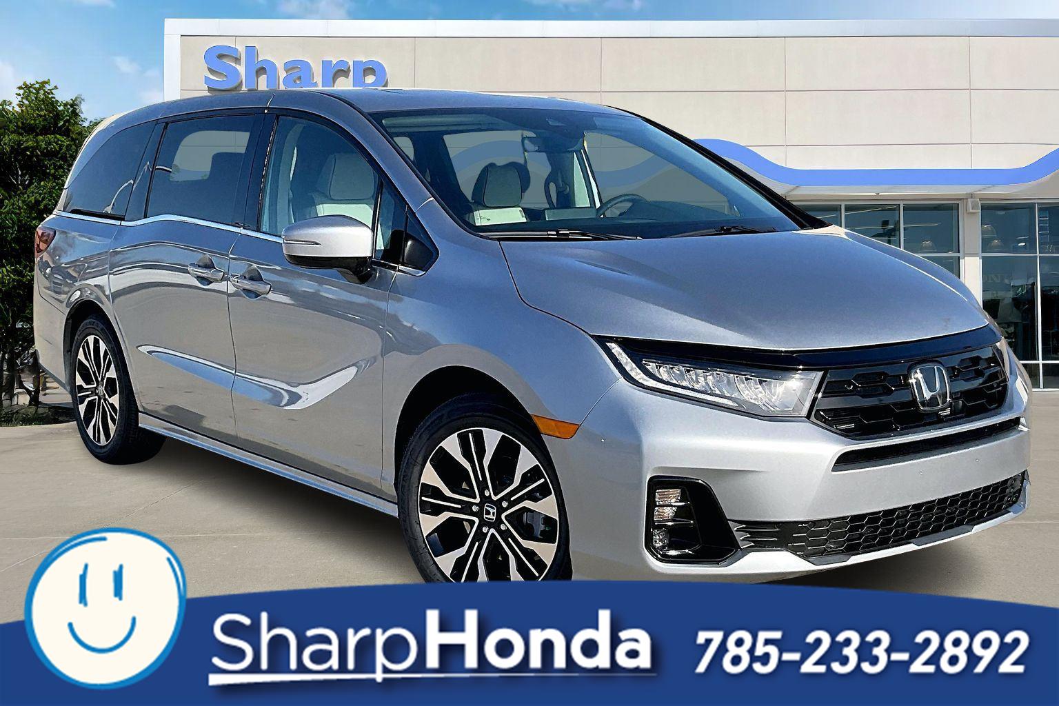 Solar Silver Metallic 2026 Honda Odyssey Elite FWD Minivan Front-Wheel Drive Automatic