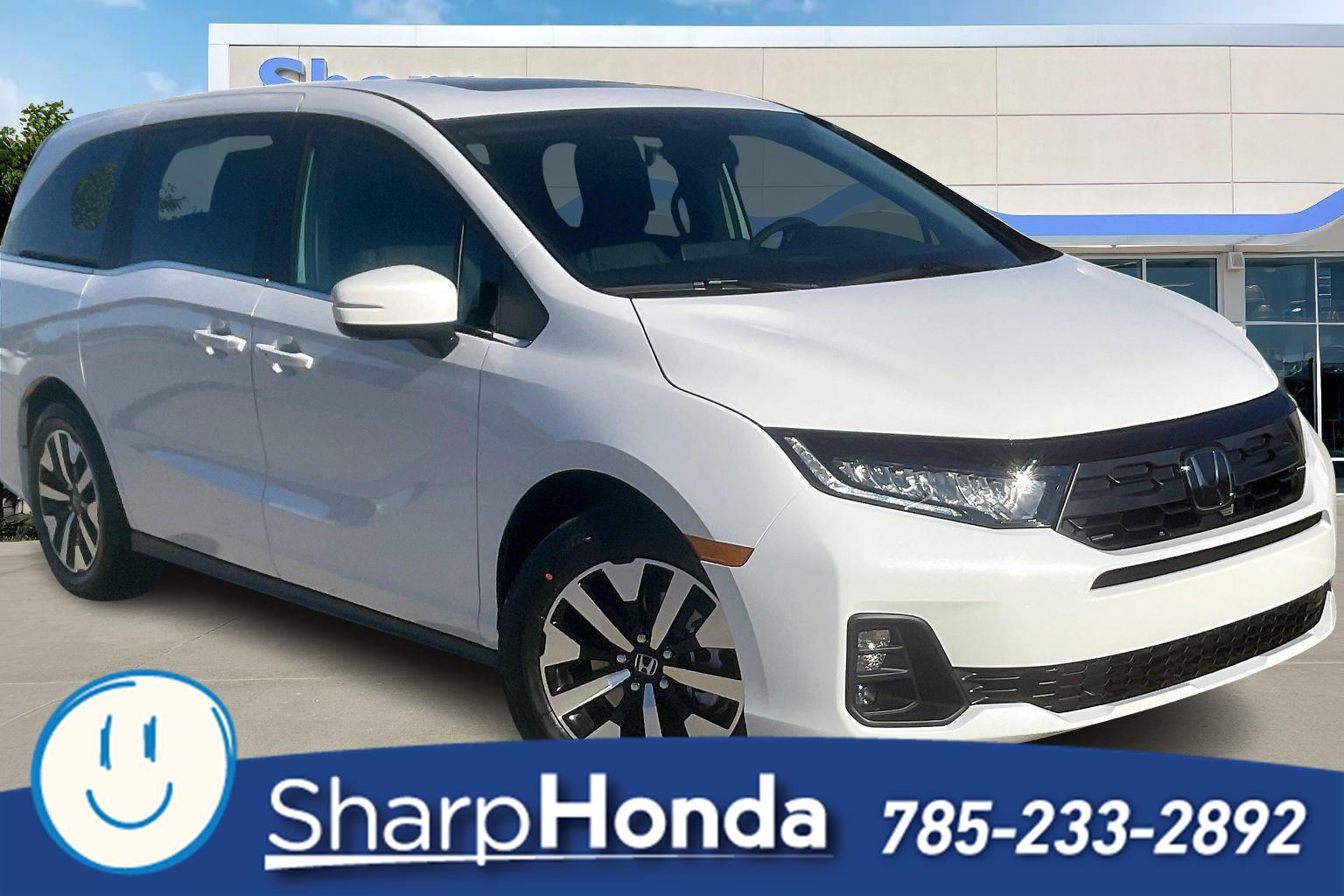 Platinum White Pearl 2026 Honda Odyssey EX-L FWD Minivan Front-Wheel Drive Automatic