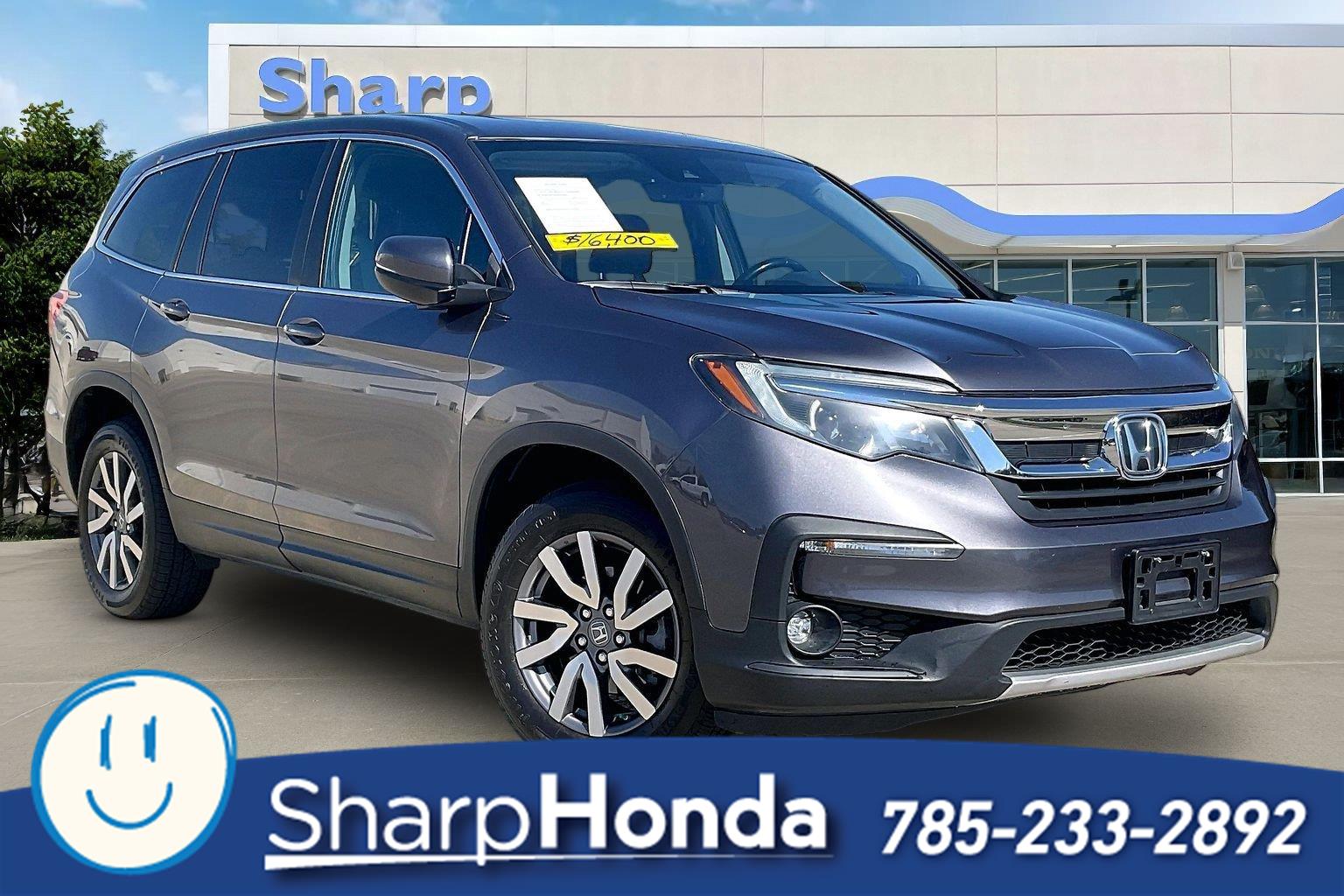 Gray (Modern Steel Metallic) 2019 Honda Pilot SUV / Crossover All-Wheel Drive 6-Speed Automatic