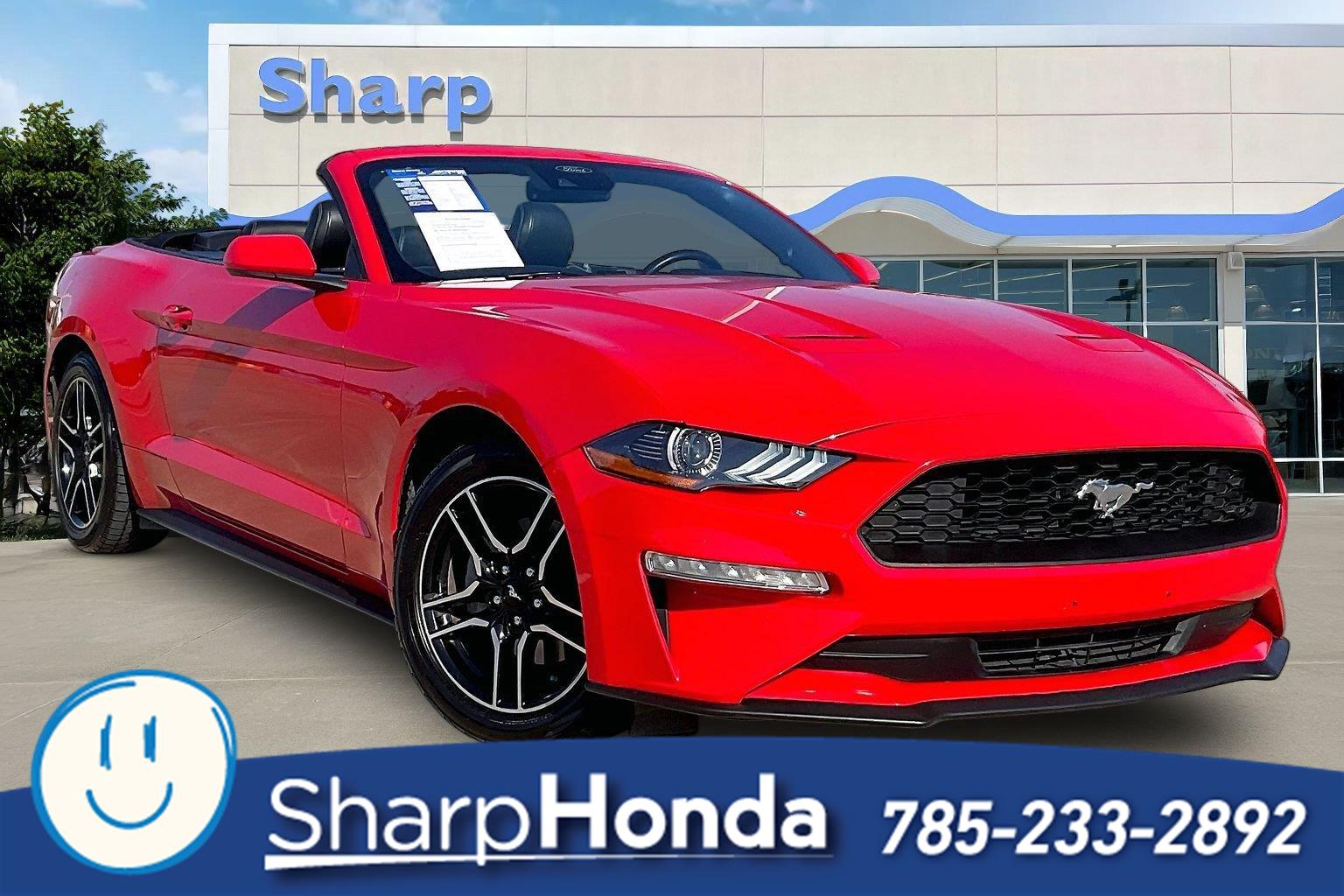 Race Red 2022 Ford Mustang Convertible Rear-Wheel Drive Automatic