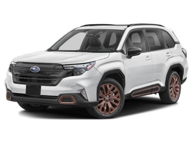 CRYSTAL WHITE 2026 Subaru Forester Sport Crossover AWD SUV / Crossover All-Wheel Drive Continuously Variable Transmission
