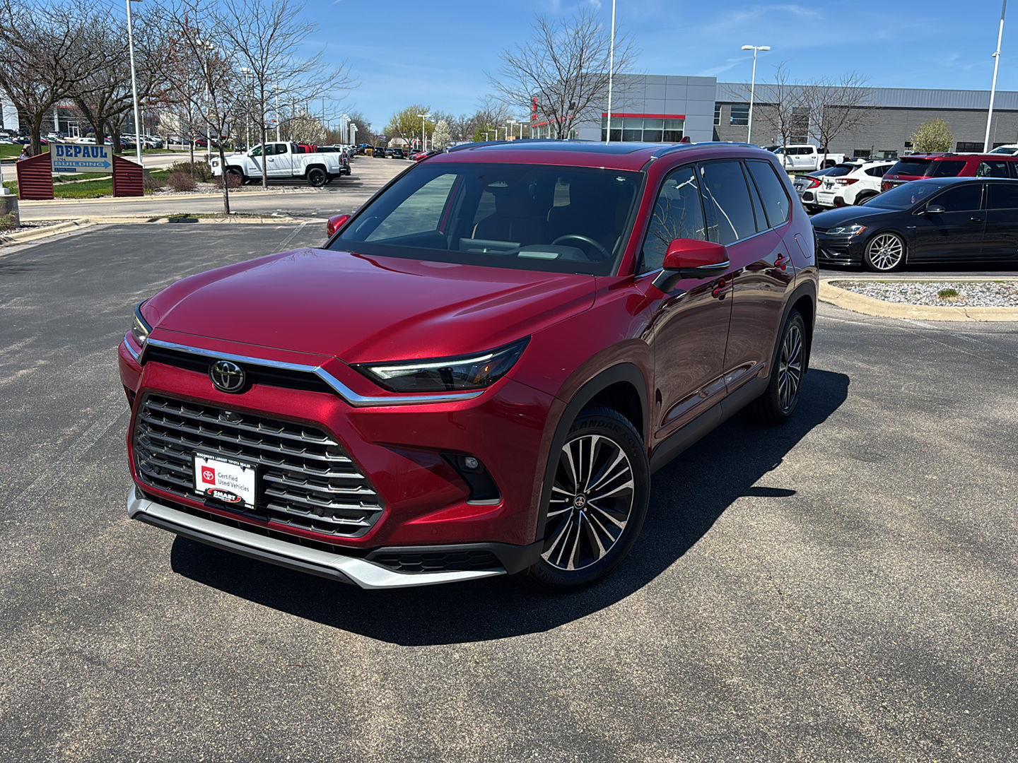 Red (Ruby Flare Pearl) 2024 Toyota Grand Highlander Hybrid MAX Platinum AWD SUV / Crossover All-Wheel Drive 6-Speed Automatic