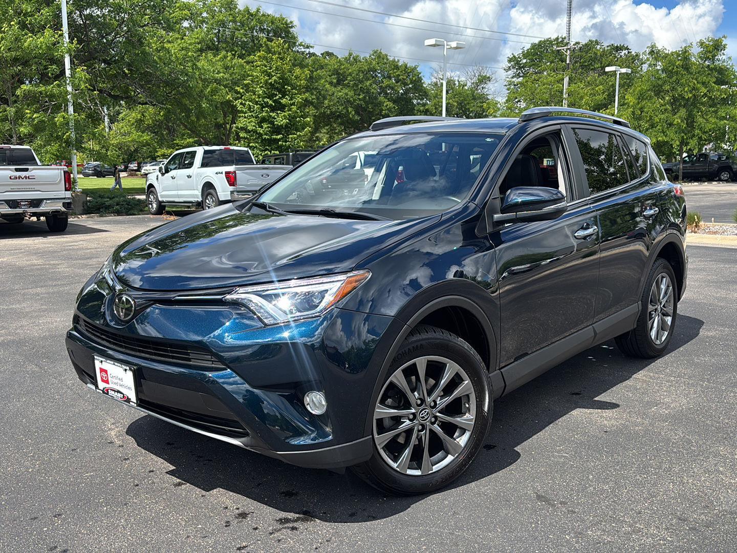 Teal (Galactic Aqua Mica) 2018 Toyota RAV4 SUV / Crossover All-Wheel Drive 6-Speed Automatic