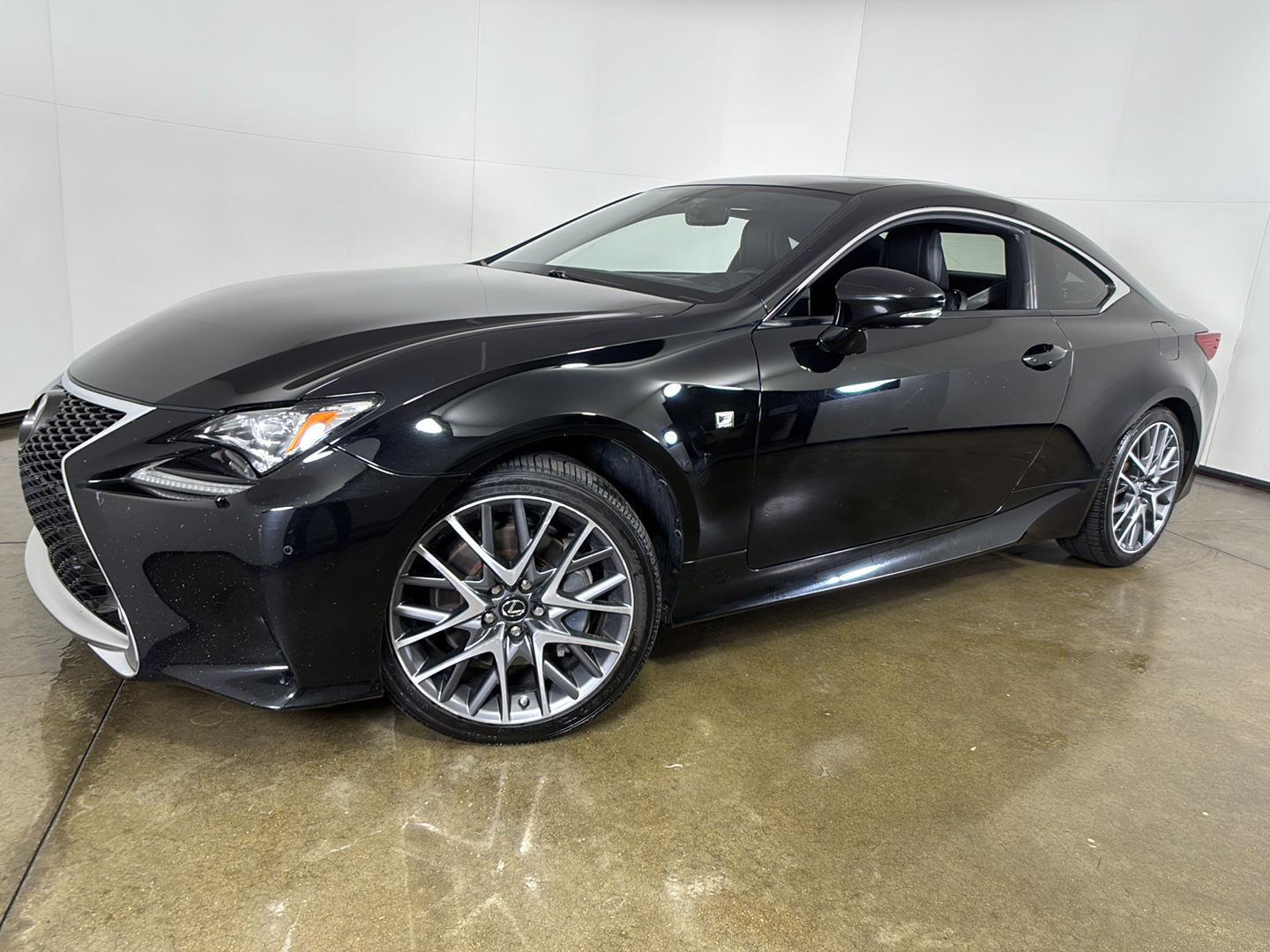 Black (Obsidian) 2015 Lexus RC Coupe All-Wheel Drive Automatic
