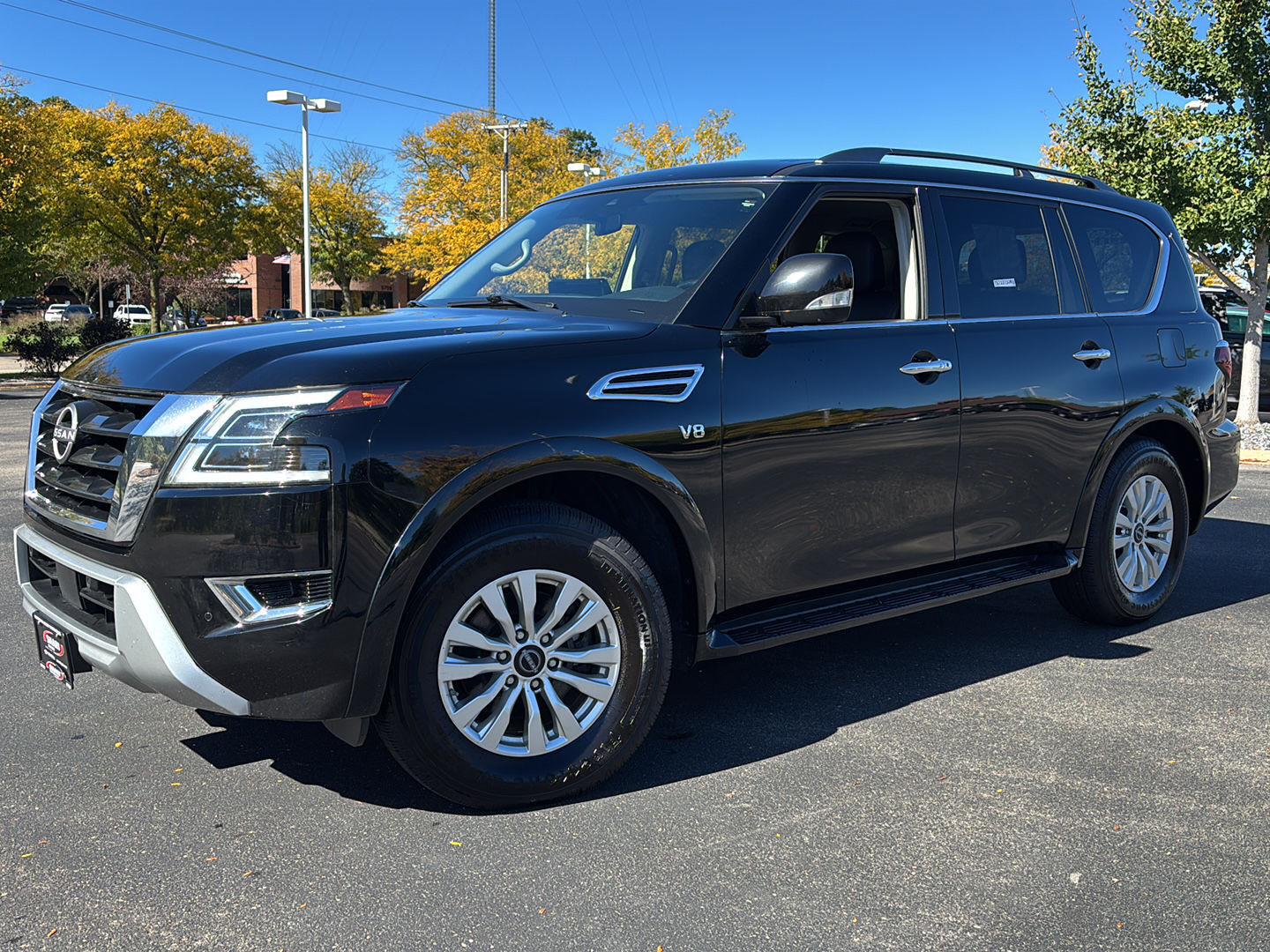 Super Black 2021 Nissan Armada SUV / Crossover Four-Wheel Drive Automatic