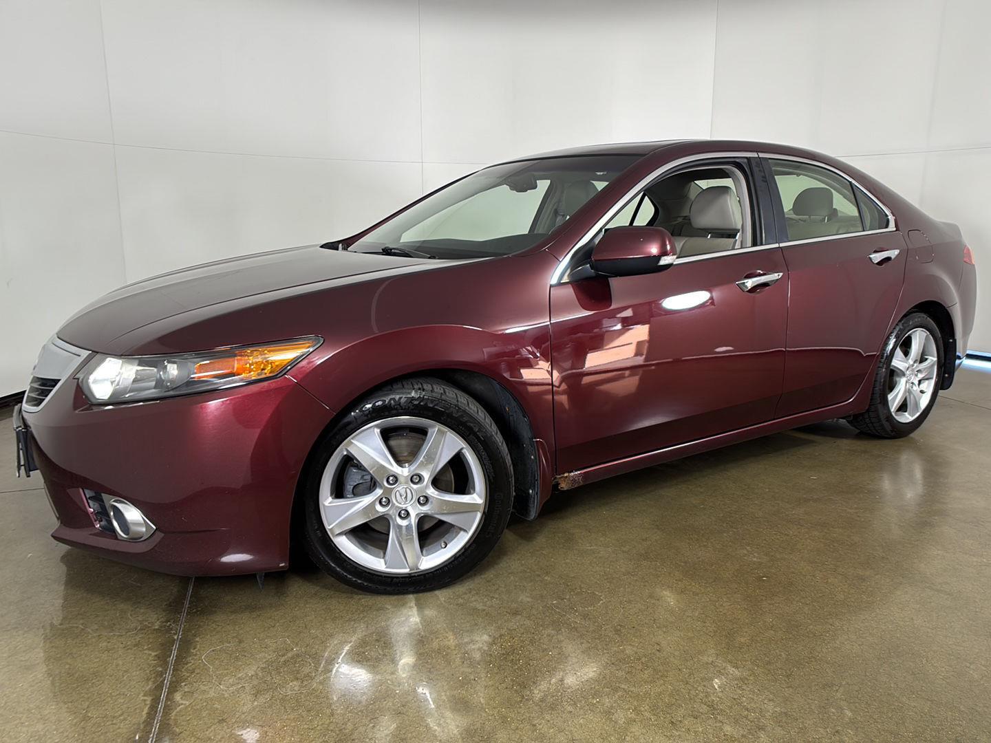 Basque Red Pearl 2011 Acura TSX Sedan Front-Wheel Drive Automatic