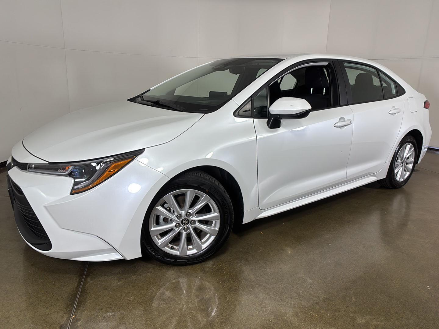 White (Wind Chill Pearl) 2024 Toyota Corolla Sedan Front-Wheel Drive Continuously Variable Transmission