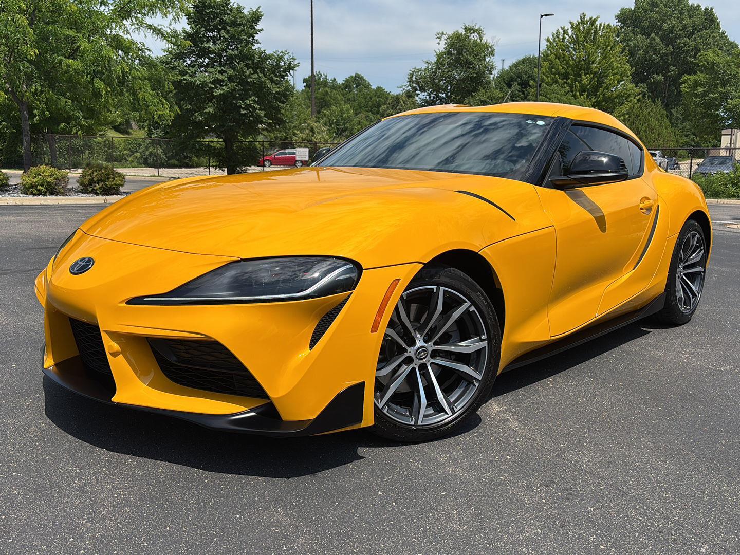 Nitro Yellow 2022 Toyota Supra Coupe Rear-Wheel Drive 8-Speed Automatic