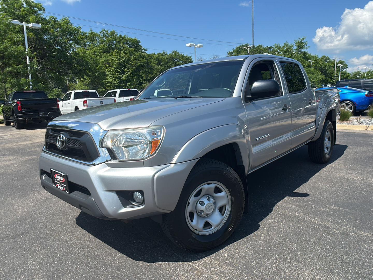 Silver Sky Metallic 2014 Toyota Tacoma Pickup Truck Four-Wheel Drive 5-Speed Automatic