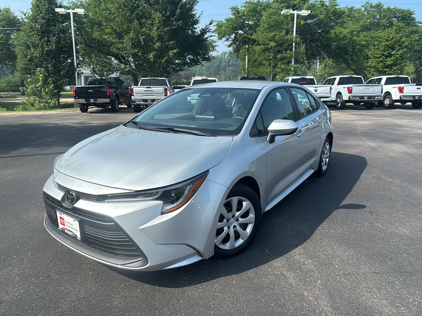 Classic Silver Metallic 2023 Toyota Corolla Sedan Front-Wheel Drive Continuously Variable Transmission