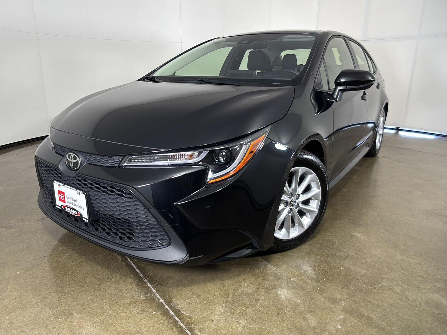 Black Sand Pearl 2020 Toyota Corolla Sedan Front-Wheel Drive Continuously Variable Transmission