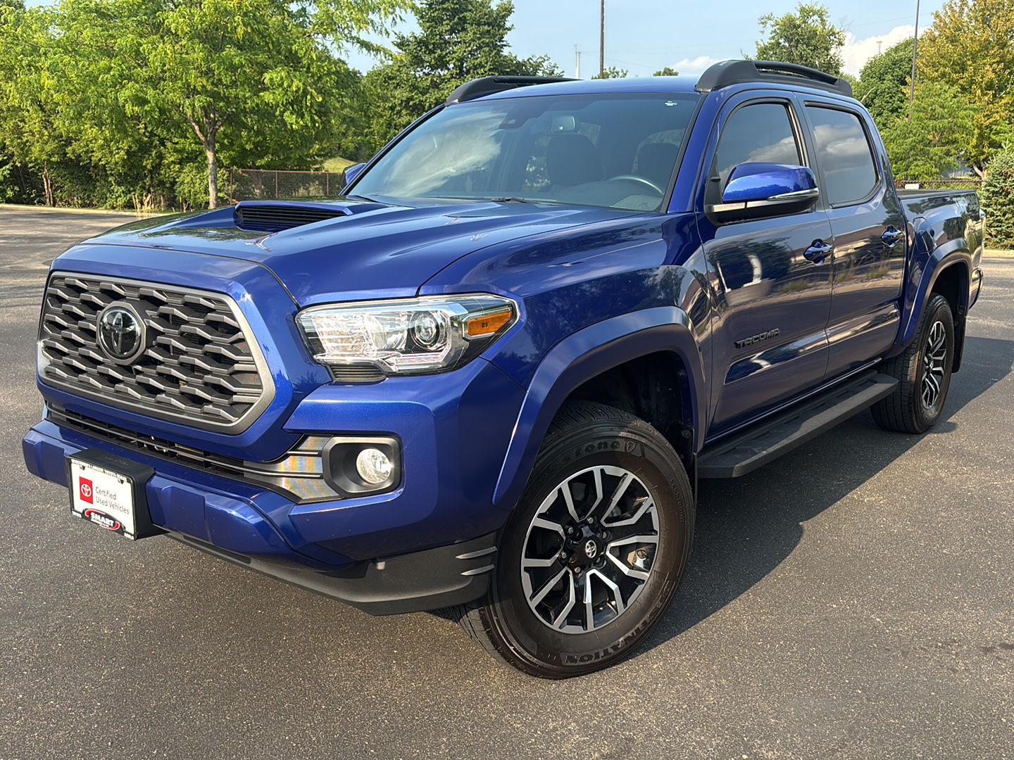 Blue Crush Metallic 2023 Toyota Tacoma Pickup Truck Four-Wheel Drive 6-Speed Automatic