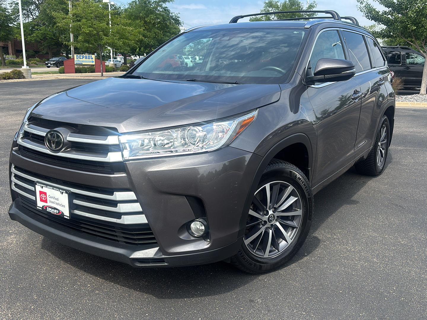 Predawn Gray Mica 2017 Toyota Highlander SUV / Crossover All-Wheel Drive Automatic