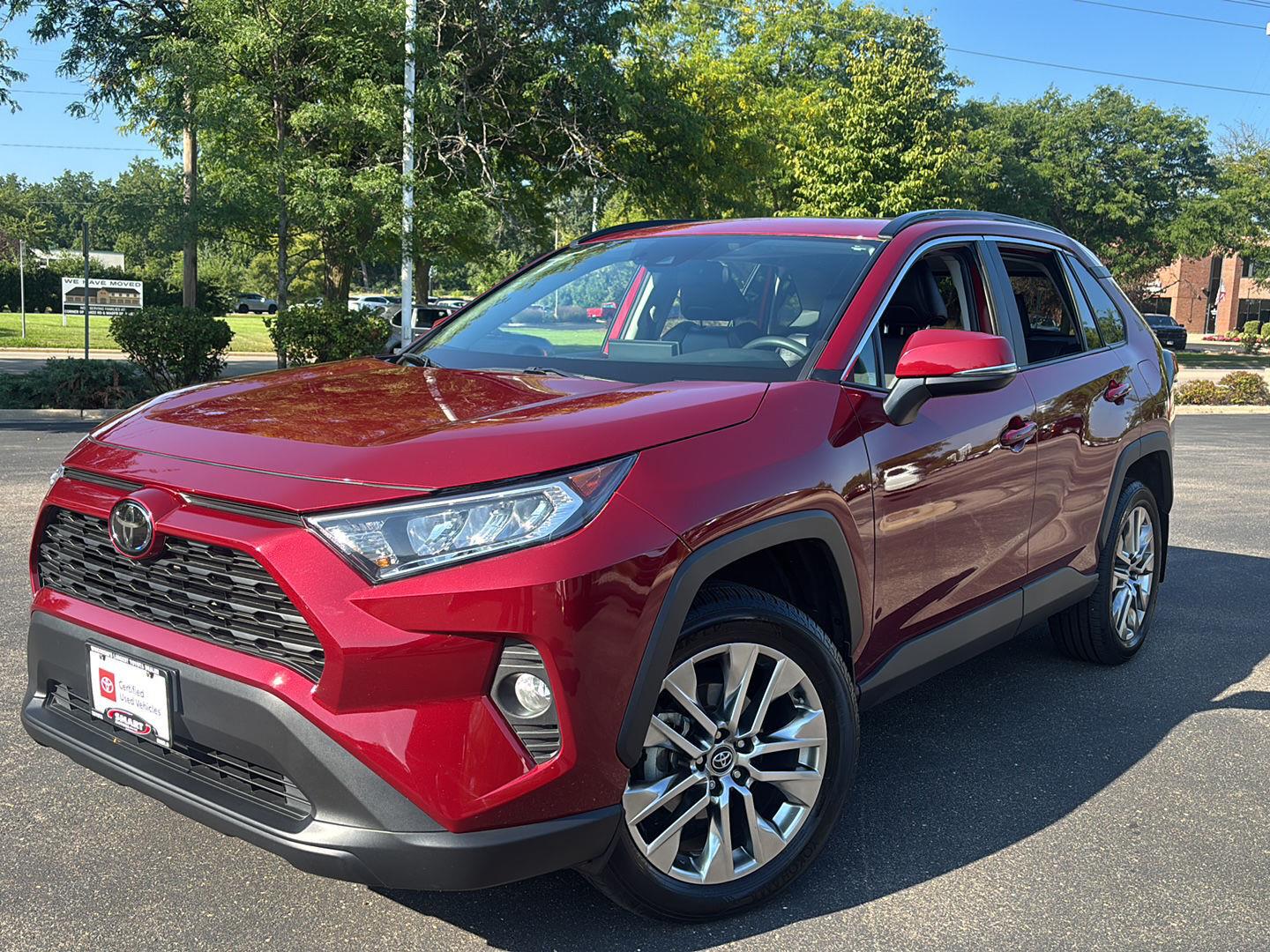 Red (Ruby Flare Pearl) 2020 Toyota RAV4 SUV / Crossover All-Wheel Drive 8-Speed Automatic