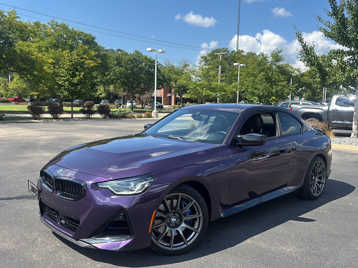 Thundernight Metallic 2022 BMW 2 Series Coupe All-Wheel Drive Automatic