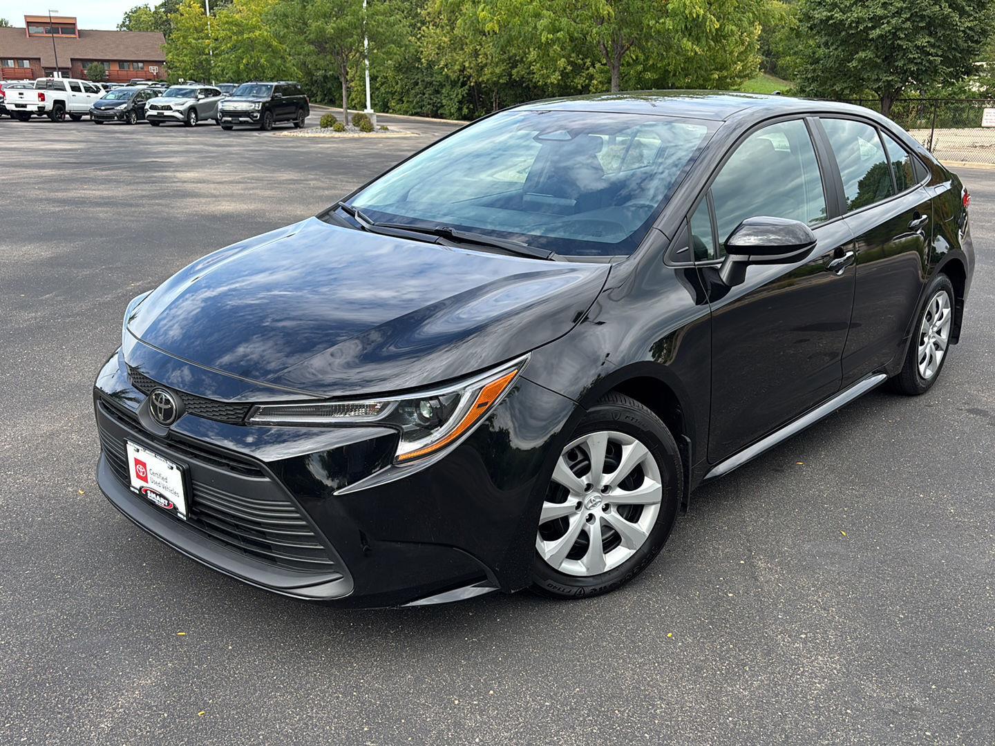 Midnight Black Metallic 2023 Toyota Corolla Sedan Front-Wheel Drive Continuously Variable Transmission