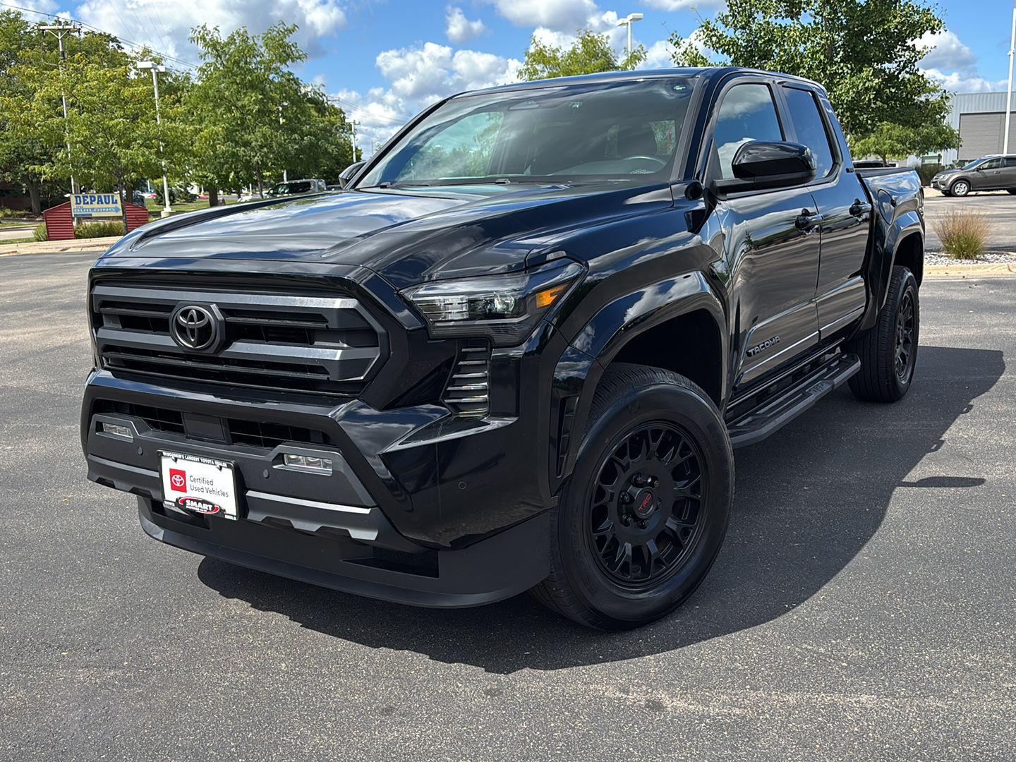 Black 2024 Toyota Tacoma Pickup Truck Four-Wheel Drive