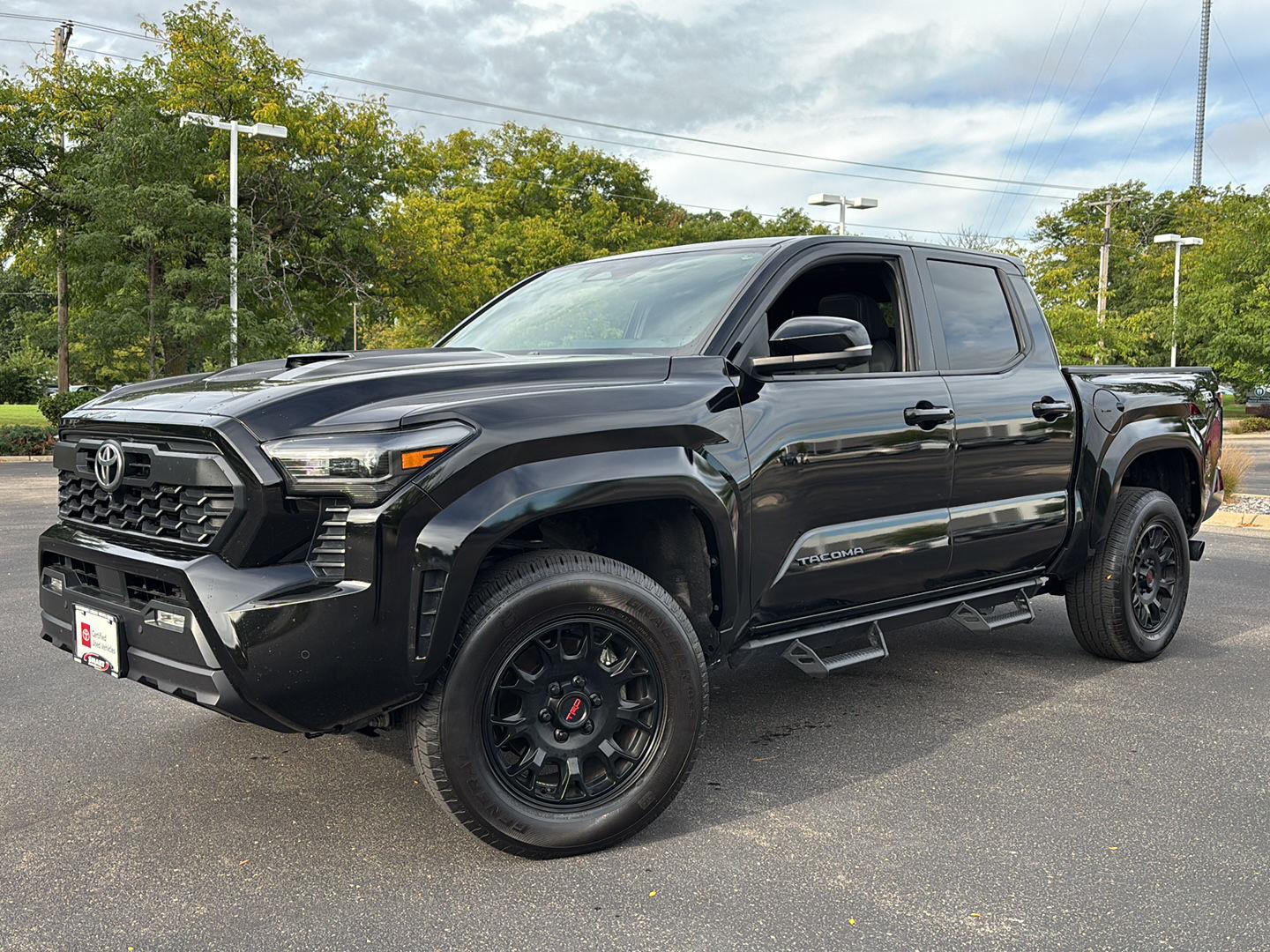 Black 2024 Toyota Tacoma Pickup Truck Four-Wheel Drive