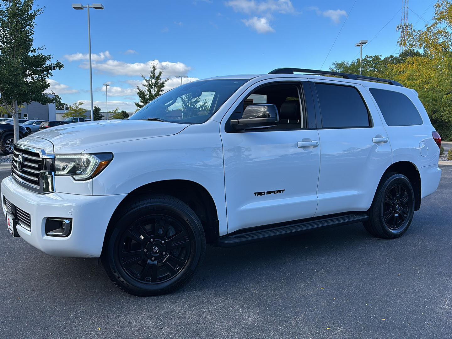 Super White 2019 Toyota Sequoia SUV / Crossover Four-Wheel Drive Automatic