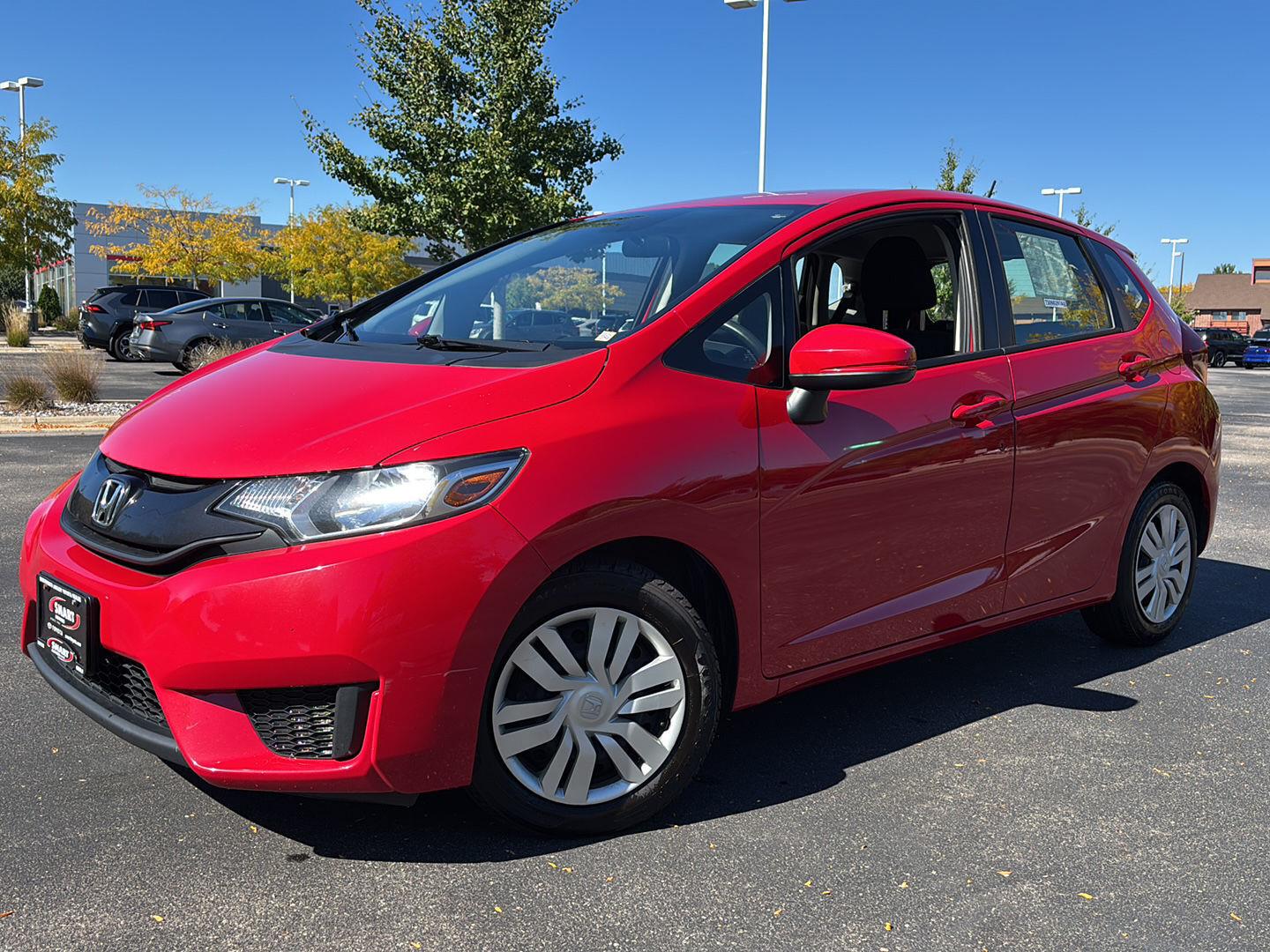 Red 2016 Honda Fit Hatchback Front-Wheel Drive Automatic