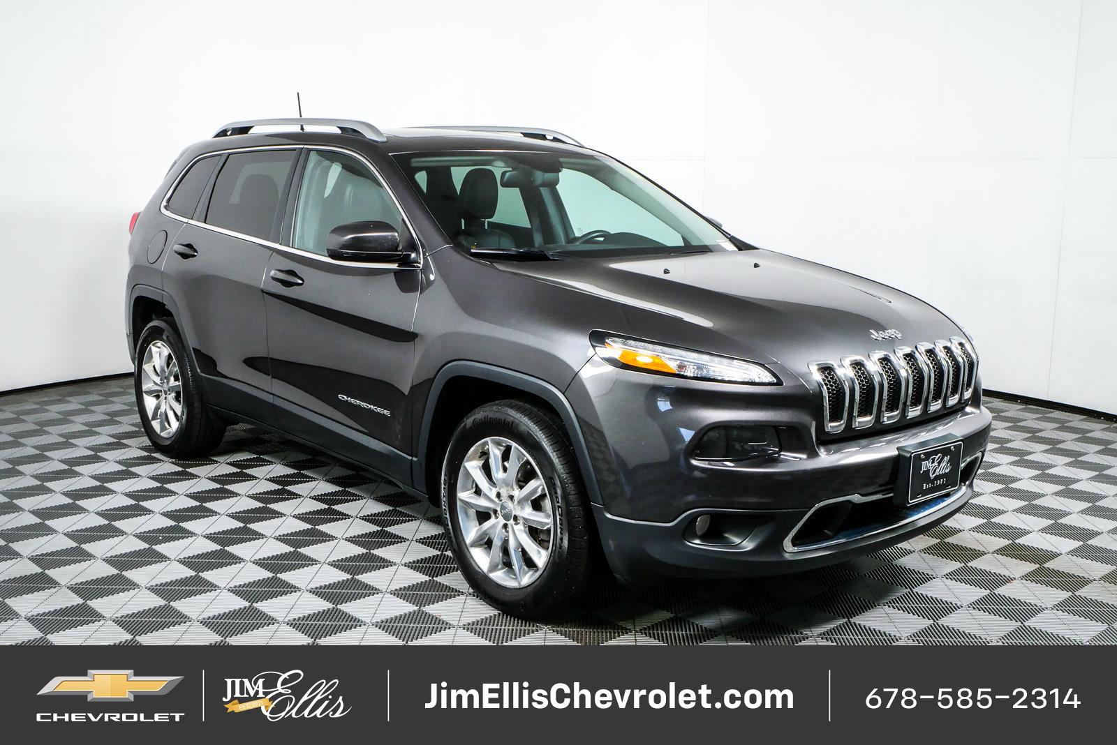 Gray (Granite Crystal Metallic Clearcoat) 2016 Jeep Cherokee SUV / Crossover Four-Wheel Drive 9-Speed Automatic