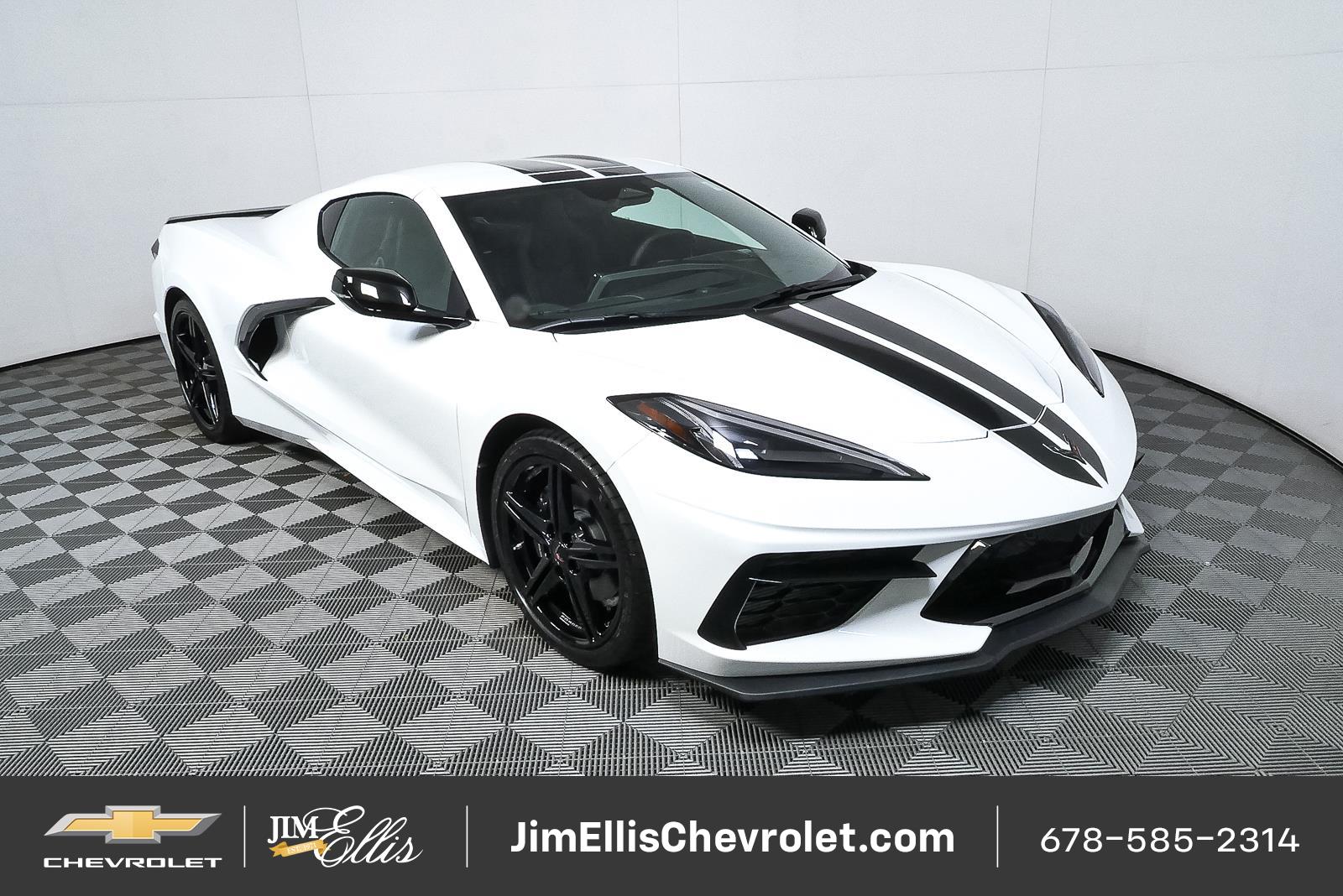Arctic White 2026 Chevrolet Corvette Coupe Rear-Wheel Drive 8-Speed Dual Clutch
