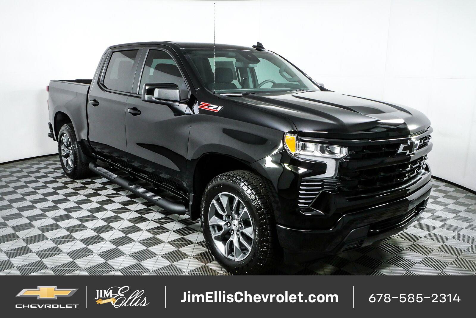 Black 2026 Chevrolet Silverado 1500 Pickup Truck Four-Wheel Drive 8-Speed Automatic