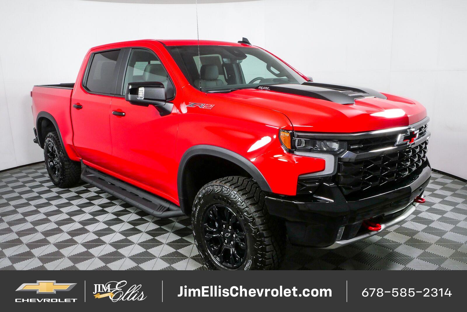 Red Hot 2026 Chevrolet Silverado 1500 Pickup Truck Four-Wheel Drive Automatic