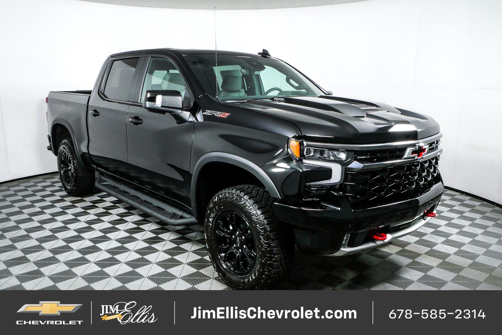 Black 2026 Chevrolet Silverado 1500 Pickup Truck Four-Wheel Drive Automatic