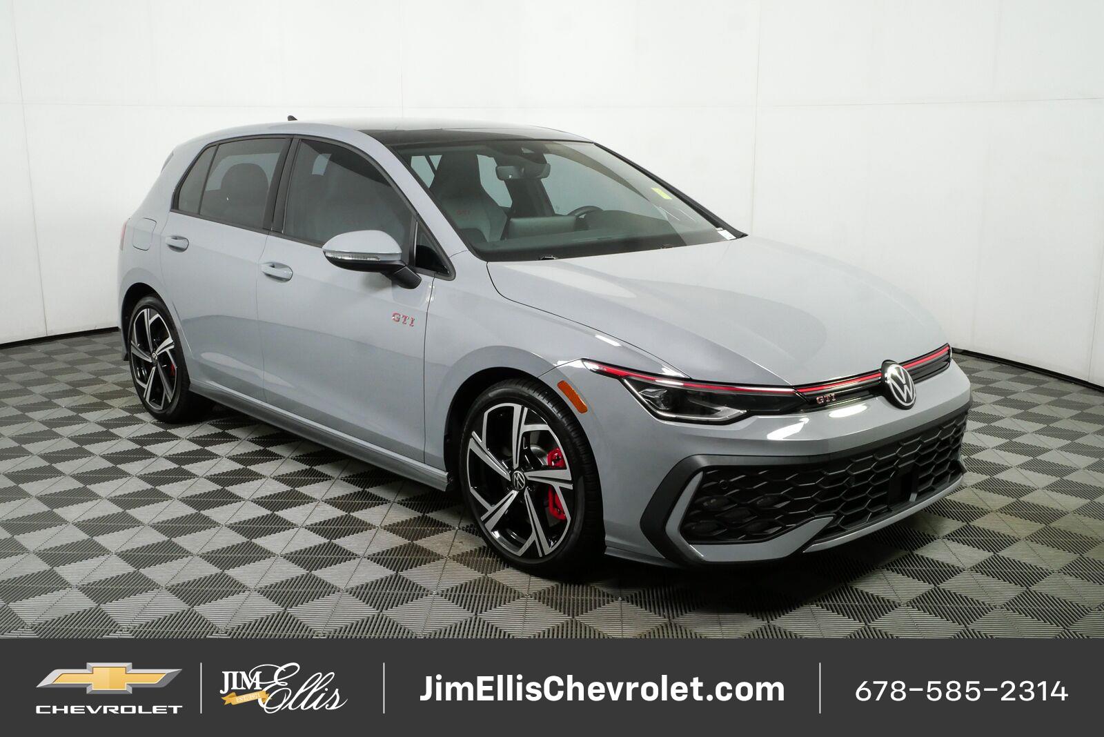 Moonstone Gray 2025 Volkswagen Golf GTI Hatchback Front-Wheel Drive Automatic
