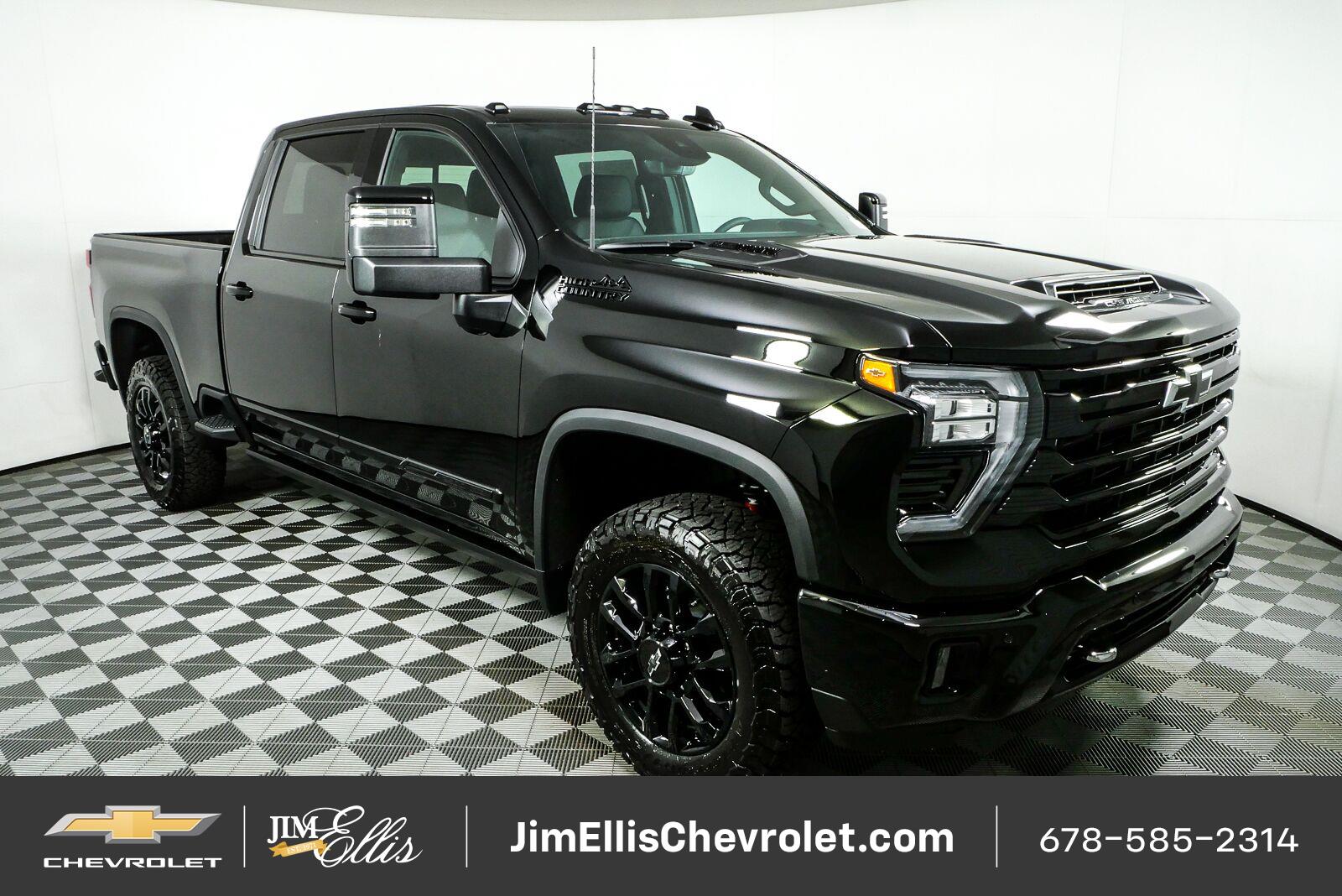 Black 2026 Chevrolet Silverado 2500HD Pickup Truck Four-Wheel Drive Automatic