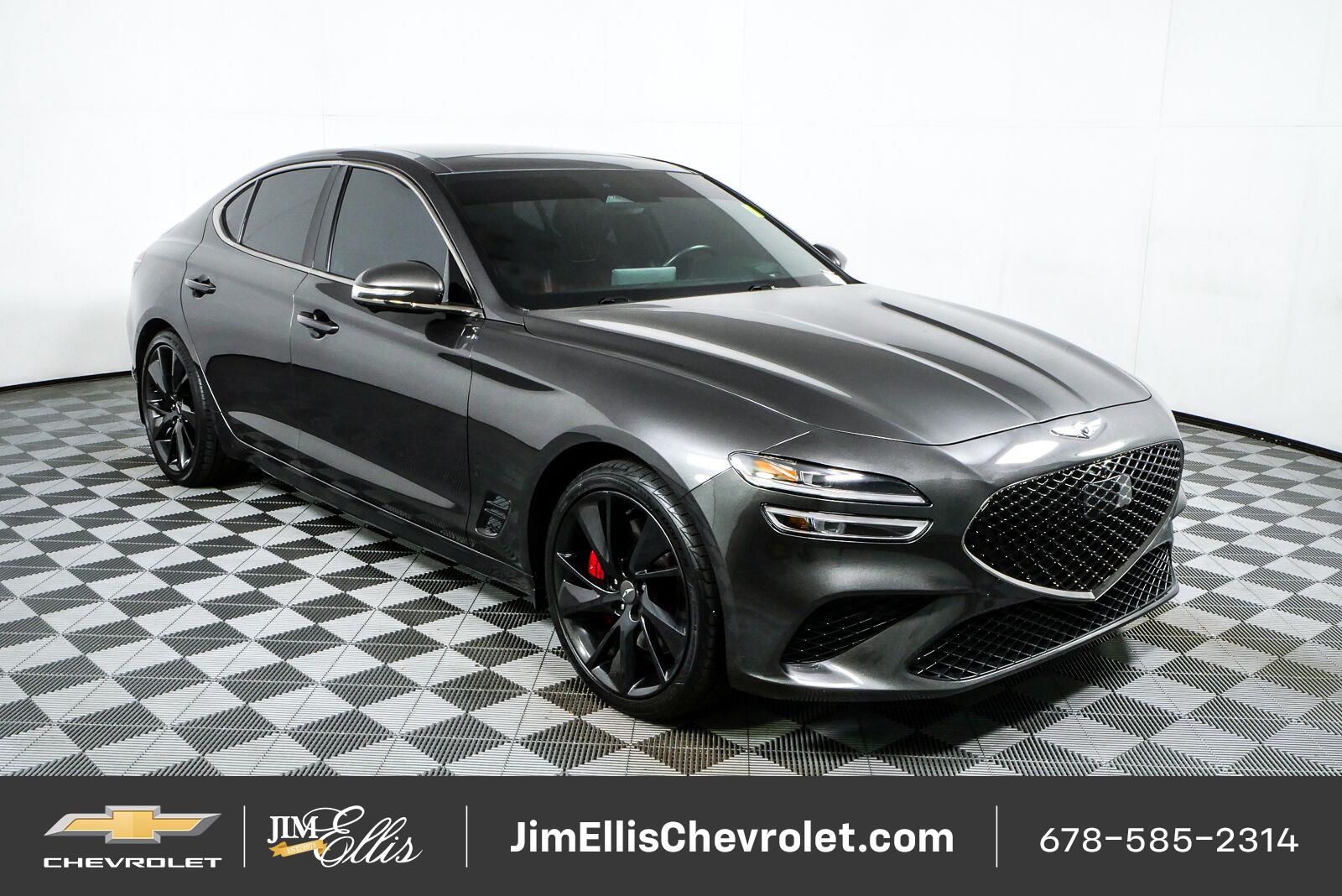 Makalu Gray 2023 Genesis G70 Sedan Rear-Wheel Drive Automatic