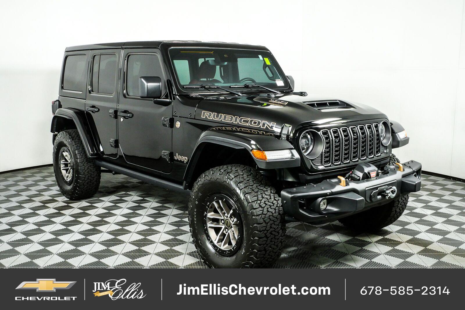 Black Clearcoat 2024 Jeep Wrangler SUV / Crossover Four-Wheel Drive 8-Speed Automatic